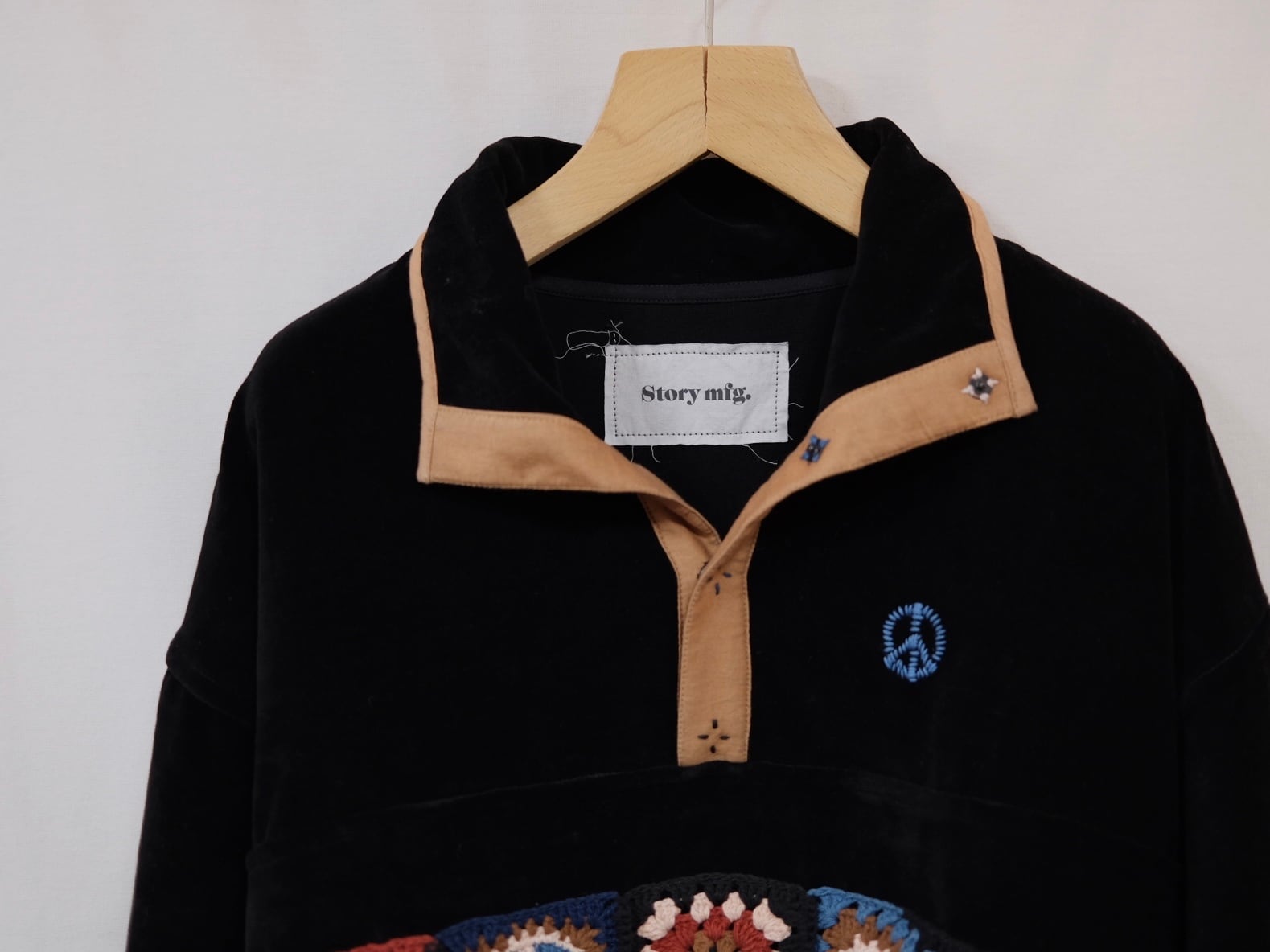 STORY mfg Polite Pullover Is Lunar Velvet” | Lapel online store