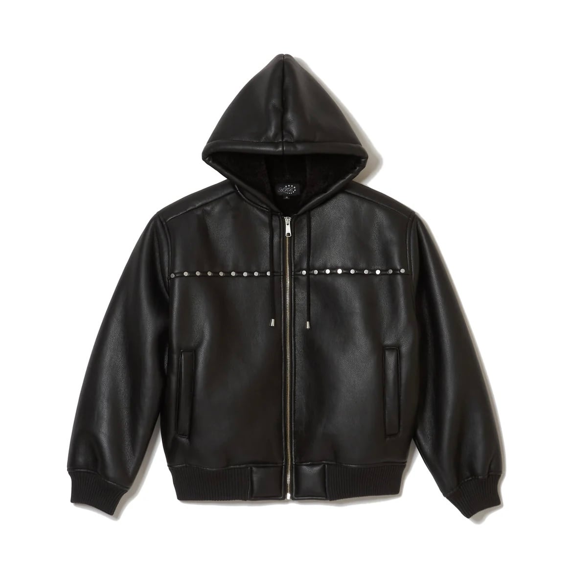 AFB / STUDDED HOODED BOMBER JACKET | Answer