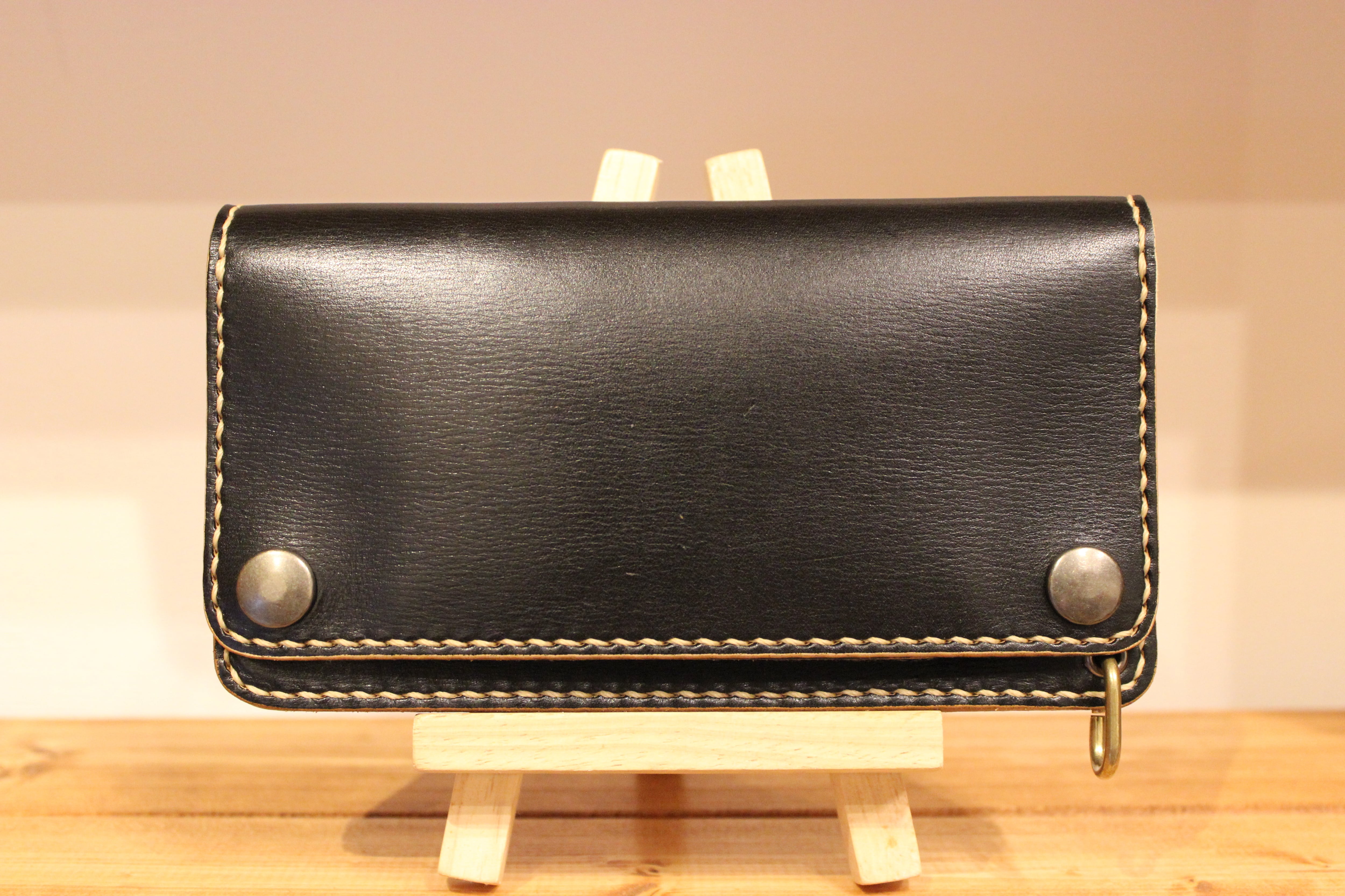 トラッカーウォレット 財布 長財布 ブラック | ashitae