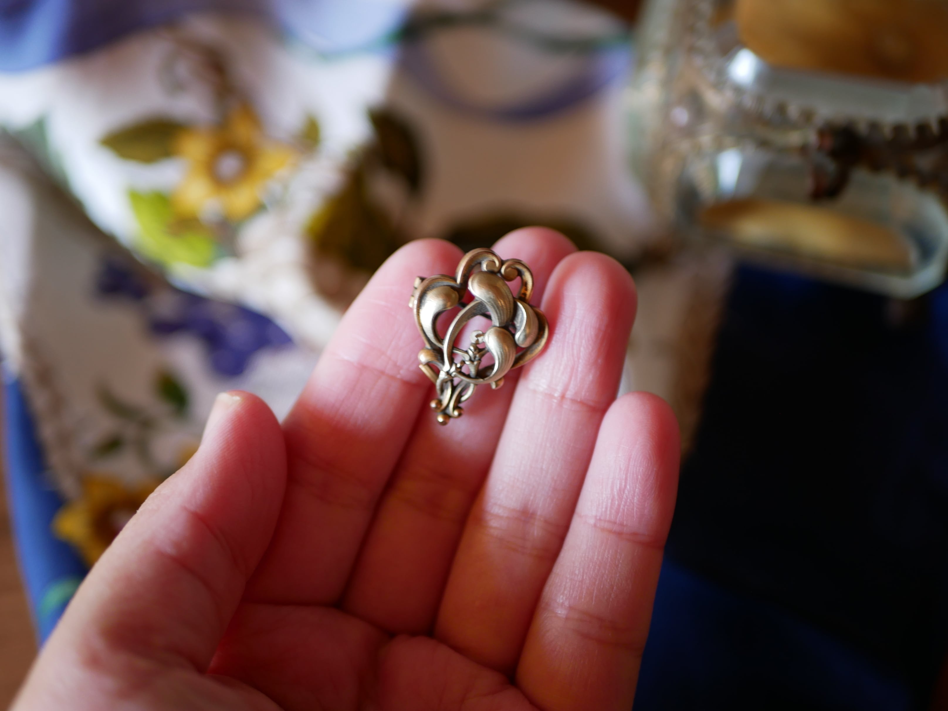 FIX 宿り木 ヤドリギ ブローチ フランスアンティーク | フランス