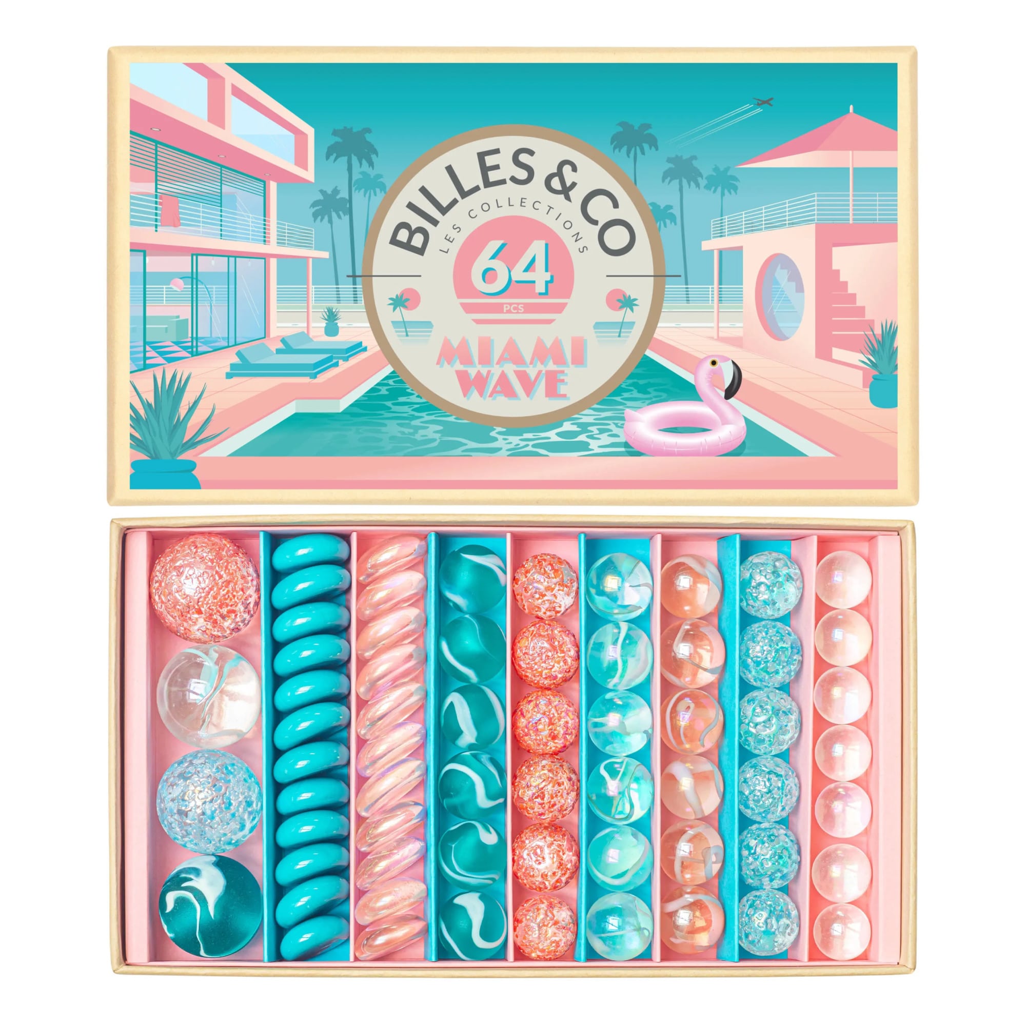 即納】BILLES&CO ビー玉セット 《 ユニコーン 66個》 ベビー キッズ