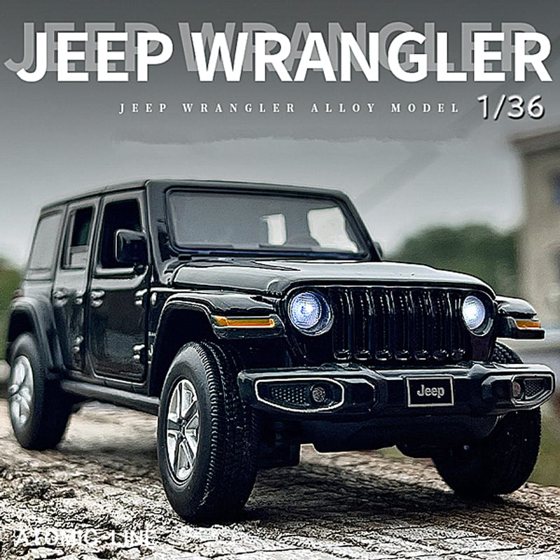ジープ ラングラー サハラ 1/36 ミニカー 全4色 模型 合金モデル SUV 4