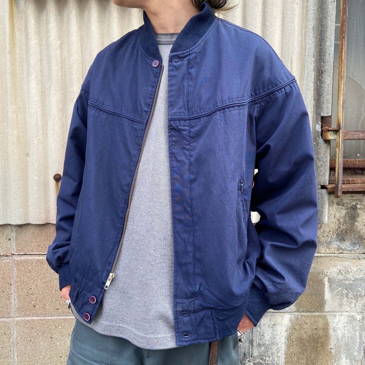 90年代 タウンクラフト カップショルダー ブルゾン ダービージャケット