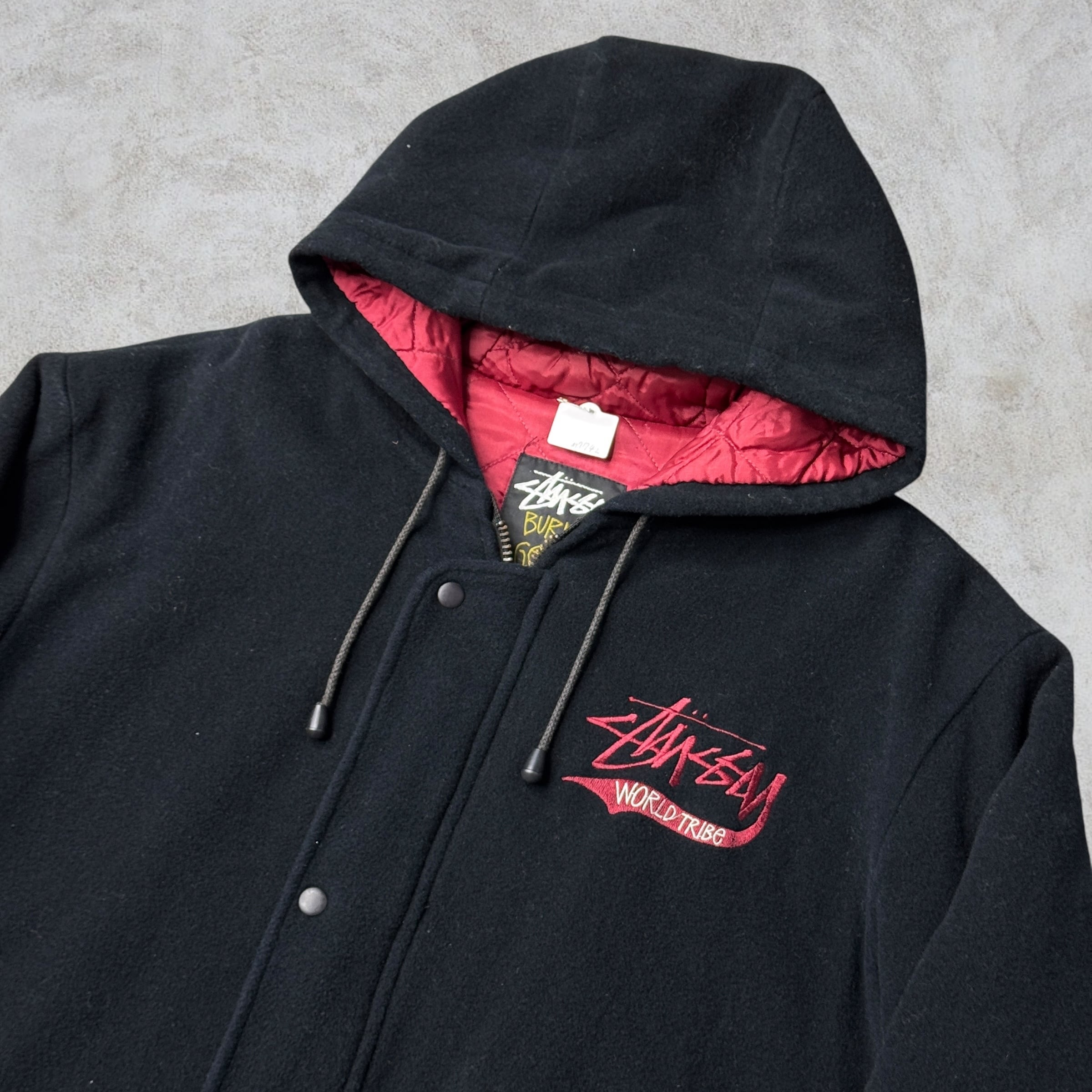 Special‼︎】80's~90's old stussy World Tribe Wool Jacket “黒タグ