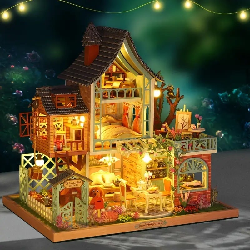 ドールハウス キット DIY ミニチュア アンティーク風 かわいい