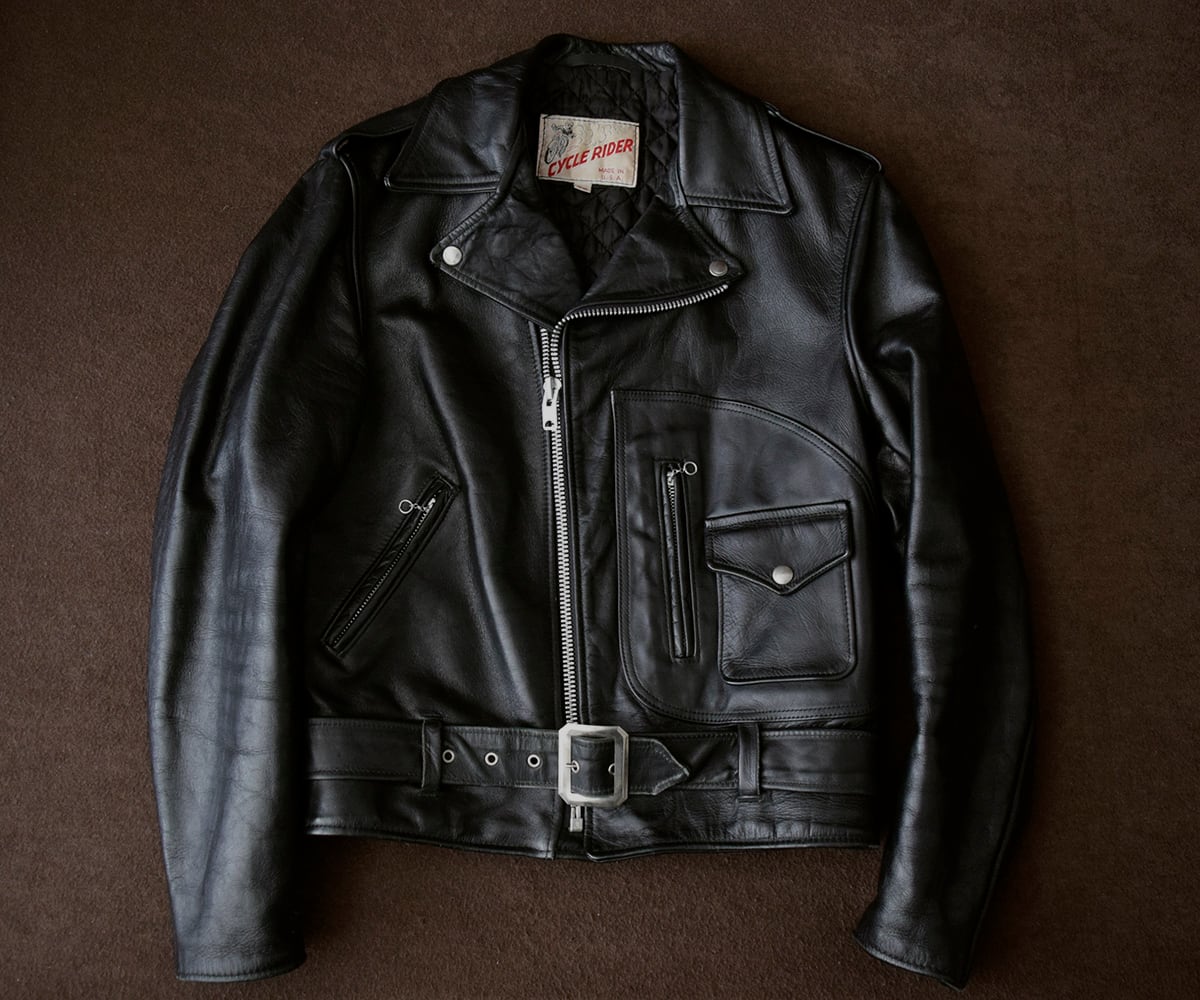 MINT! 70s SCHOTT CYCLE RIDER D-POCKET 38 | SECOND TIME GLORY