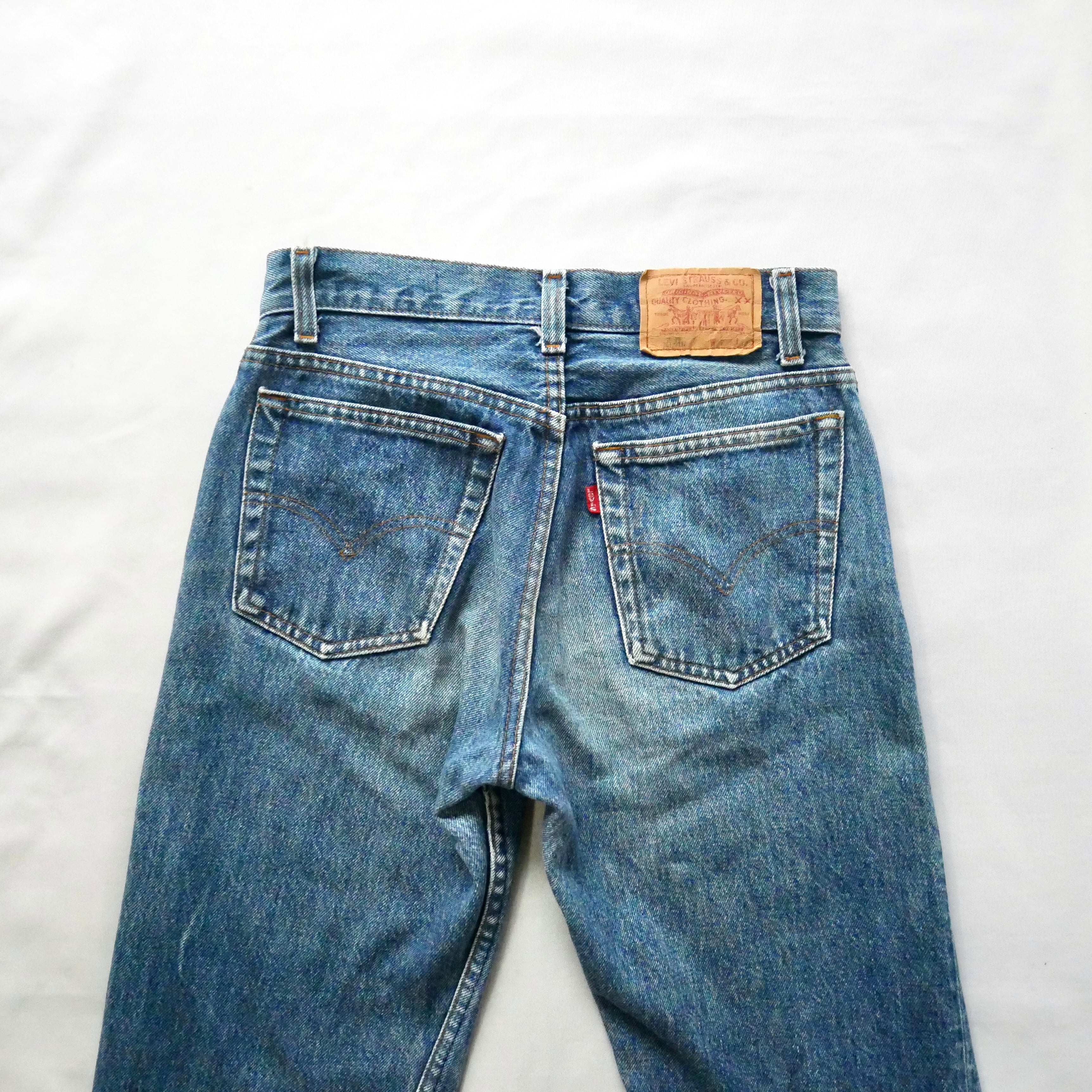 Made in USA 80s Levi's 701 studet denim pant アメリカ製 リーバイス
