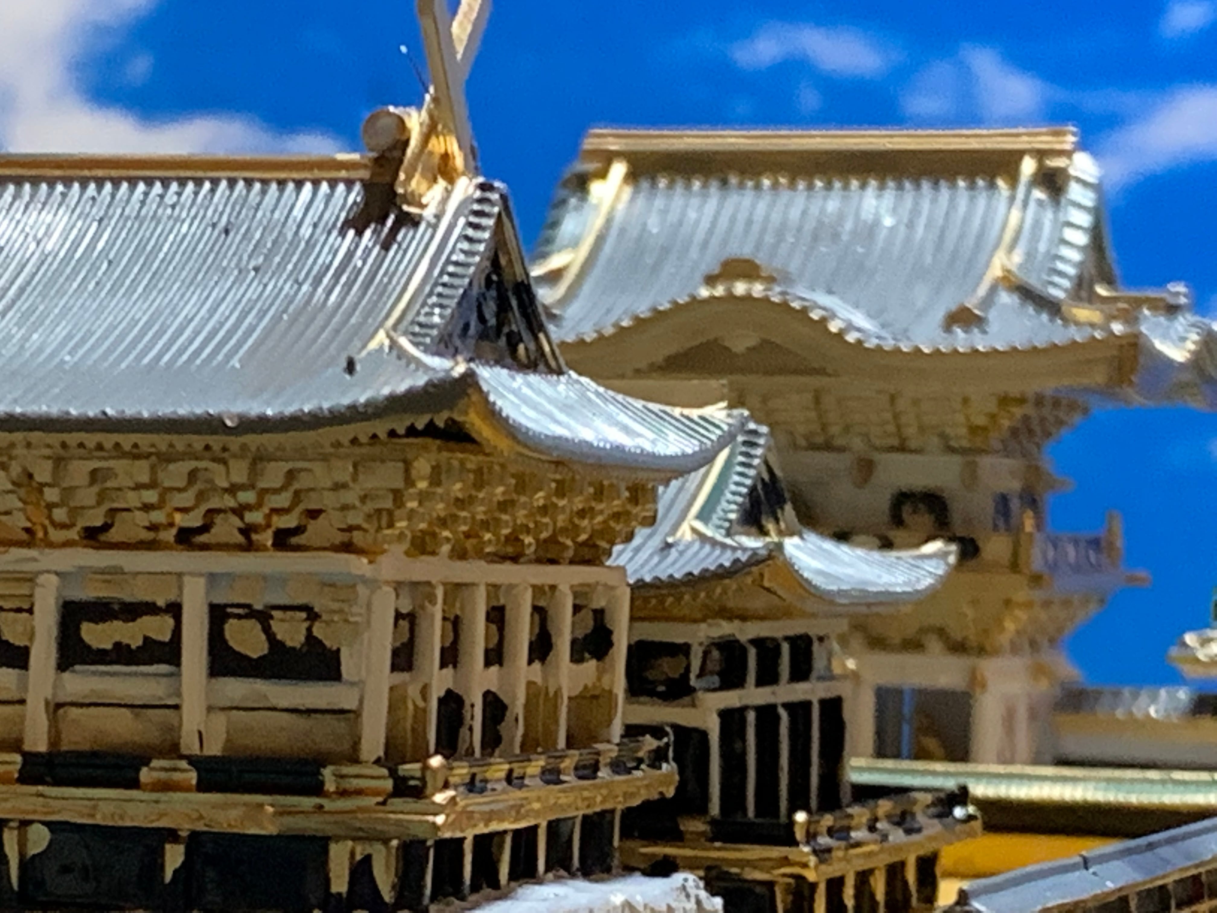 ☆完成品 日光東照宮 本殿・陽明門 ケース付き ミニ24サイズ 日本の寺