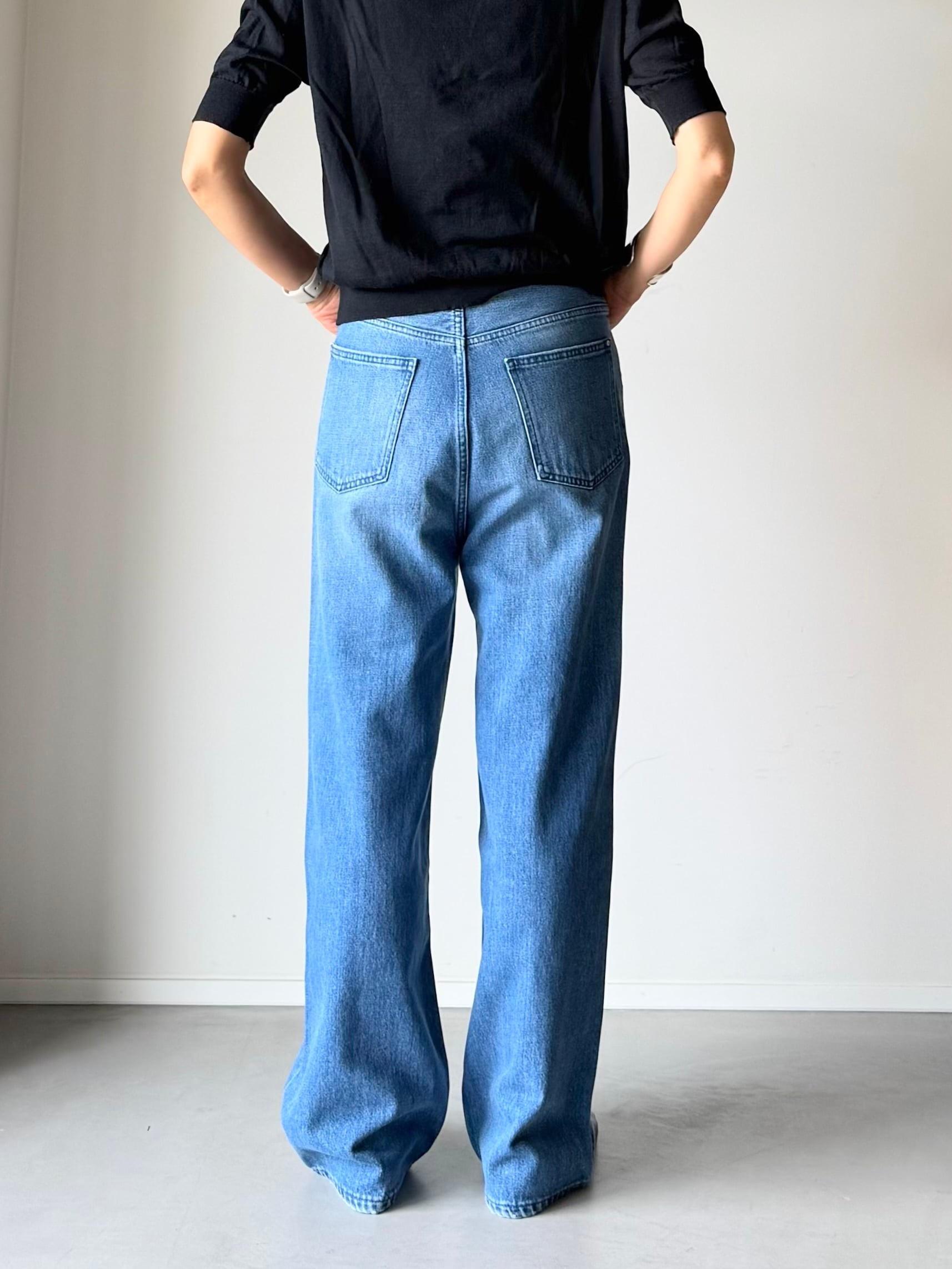 数量限定/次回生産未定】SALUU サルー / WB24314-MID BLUE | woadblue