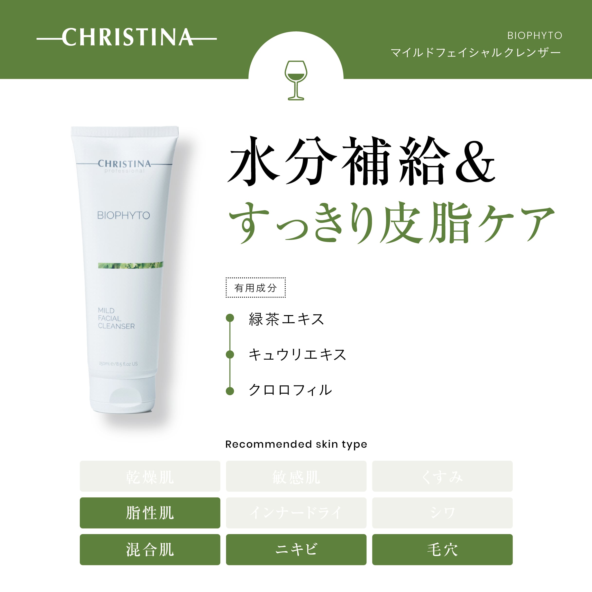 CHRISTINA】マイルドフェイシャルクレンザー【BIO】 | BEAUTE SHOP
