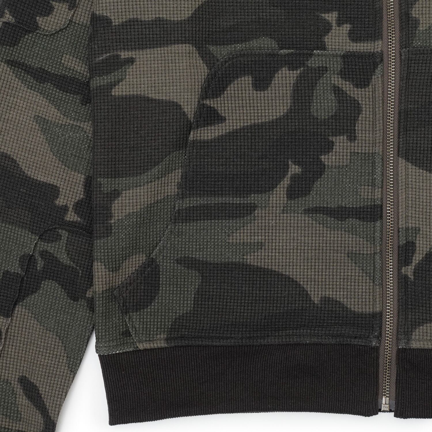 PARANOID for SO Camo Thermal Zip Hoodie (OLIVE) | SO SHOP & HOSTEL