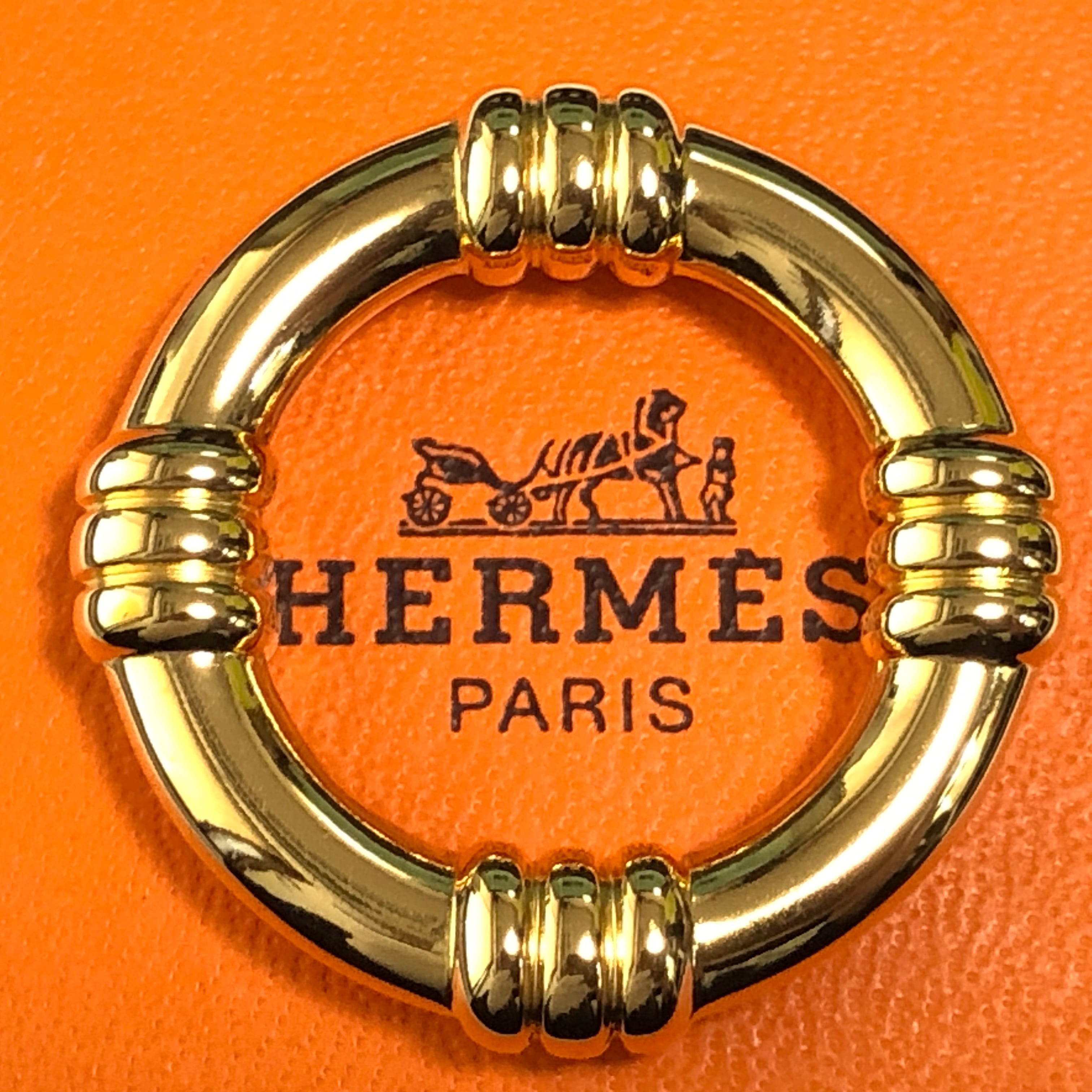 未使用 HERMES エルメス ブーエ スカーフリング ゴールド 浮き輪 箱有