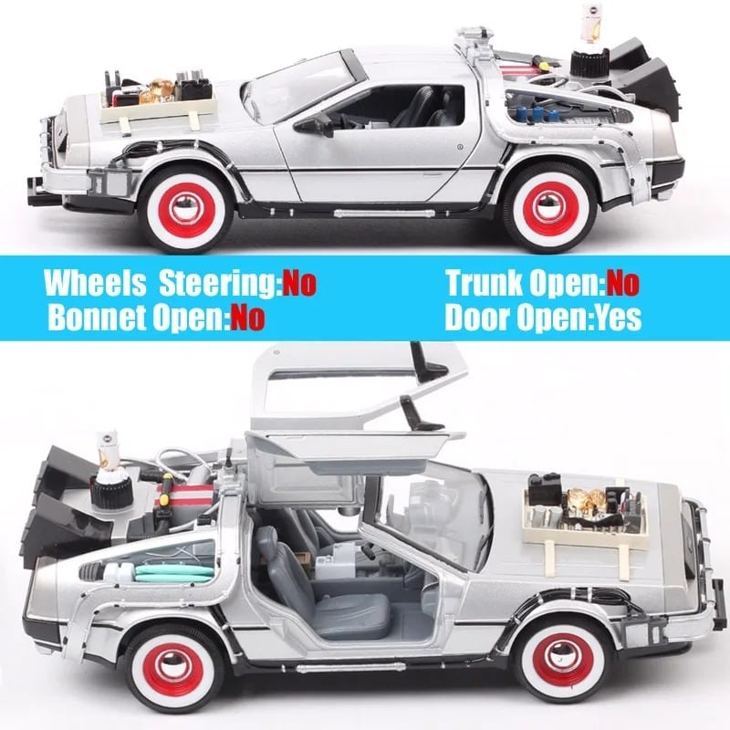 1/24 デロリアン タイムマシン バックトゥザフューチャー3 DeLorean