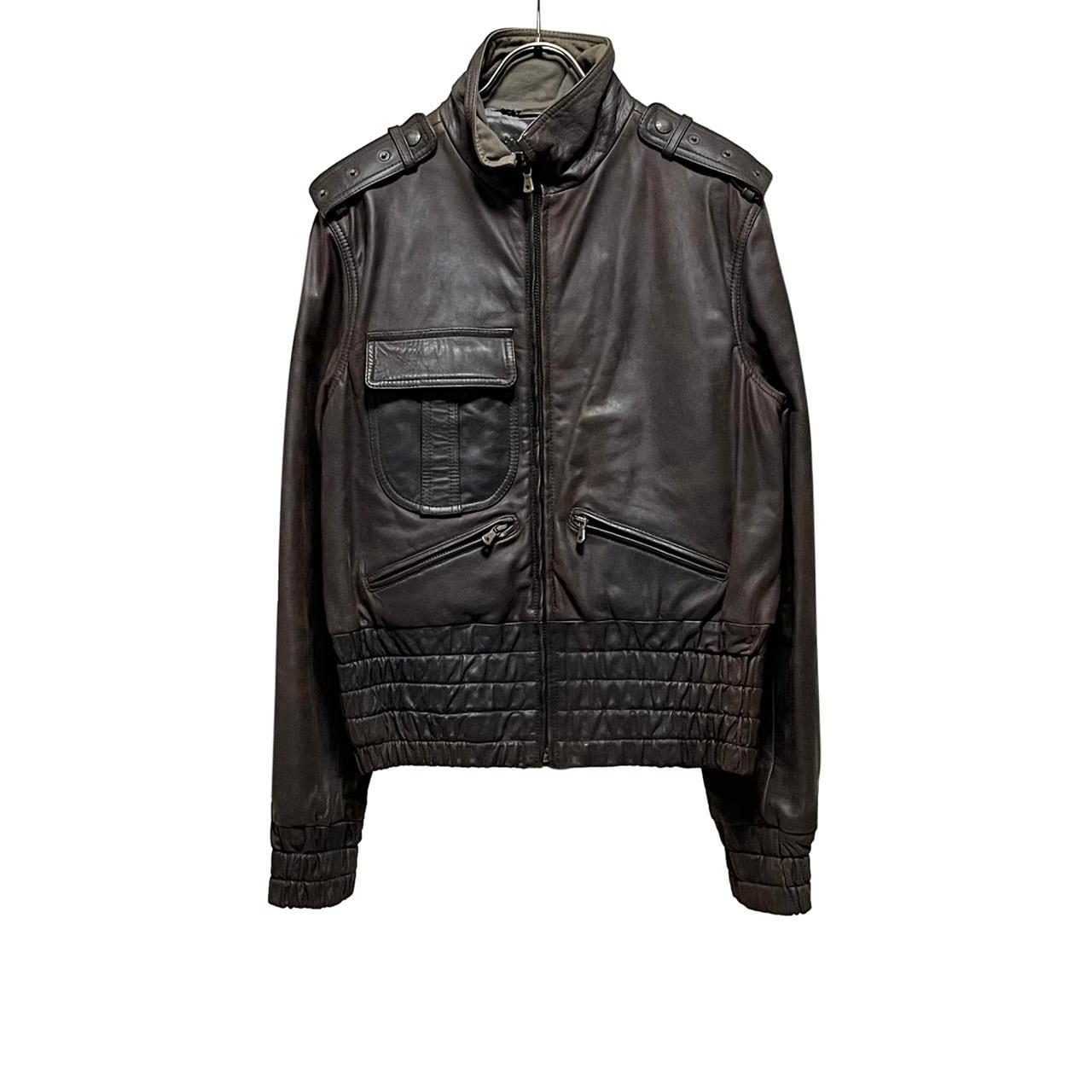 2003AW DOLCE&GABBANA leather blouson | NOIR ONLINE