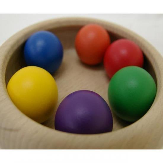 入荷時期未定】童具館 カラーボール 赤ちゃん童具 おわんとボールの