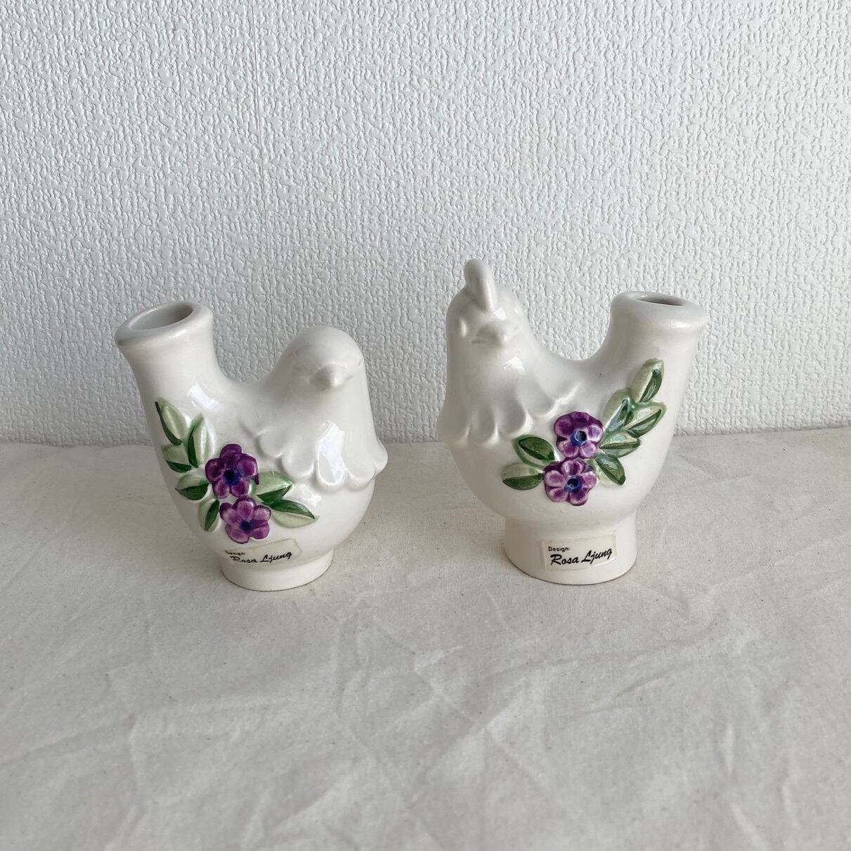 Rosa Ljung 鳥の一輪挿し | poupette