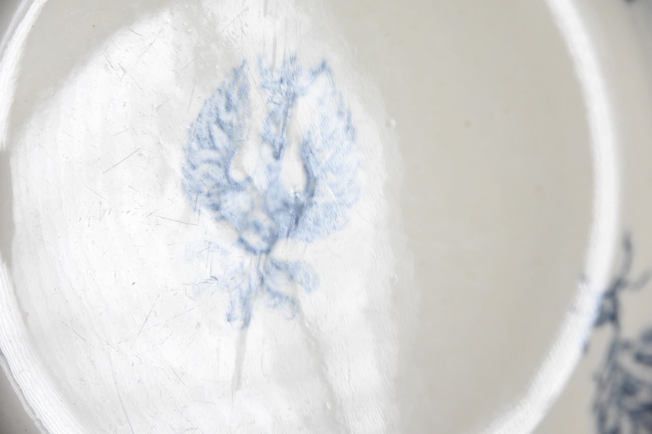 Lunéville / リュネヴィル / ディナープレート ロレーヌ十字 あざみ