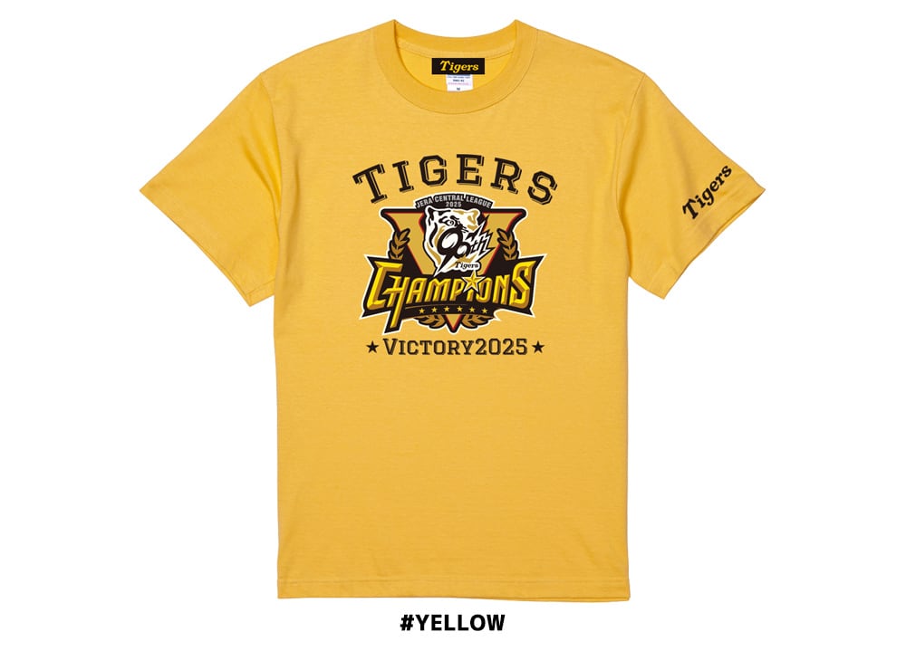2025阪神タイガース・リーグ優勝記念 ロゴTシャツ【HTV-25001】球団