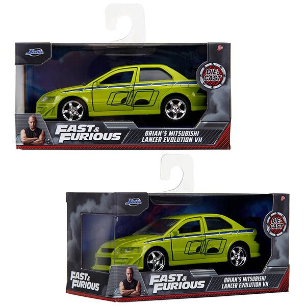 ワイルドスピード ミニカー 1/32 三菱 ランエボ7 JADA TOYS BRIAN's