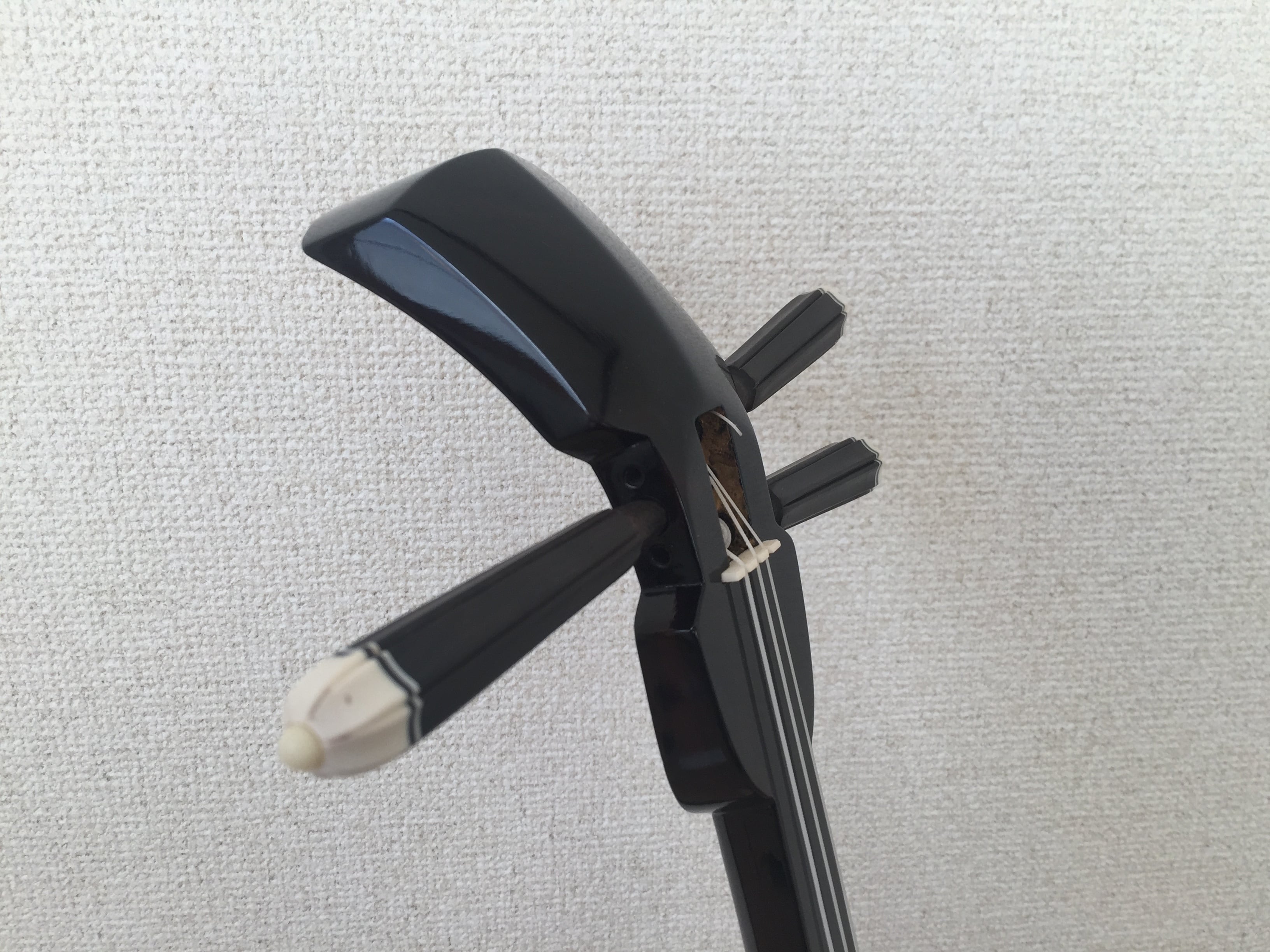 沖縄県内職人製作 黒檀知念大工 スンチ仕上げ | クオレ三線工房えぞ三弦