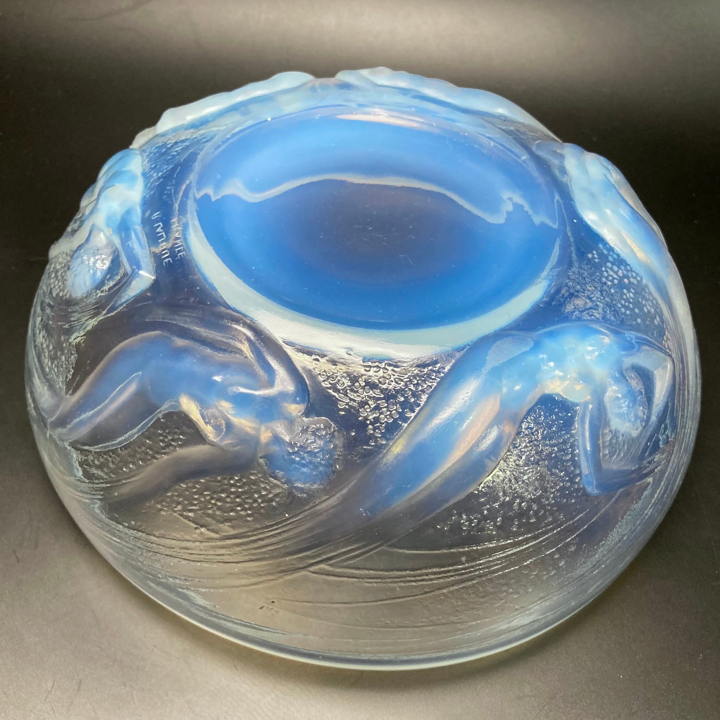 R.LALIQUE ルネ・ラリック「ONDINES」 オンディーヌ 水の精達 鉢