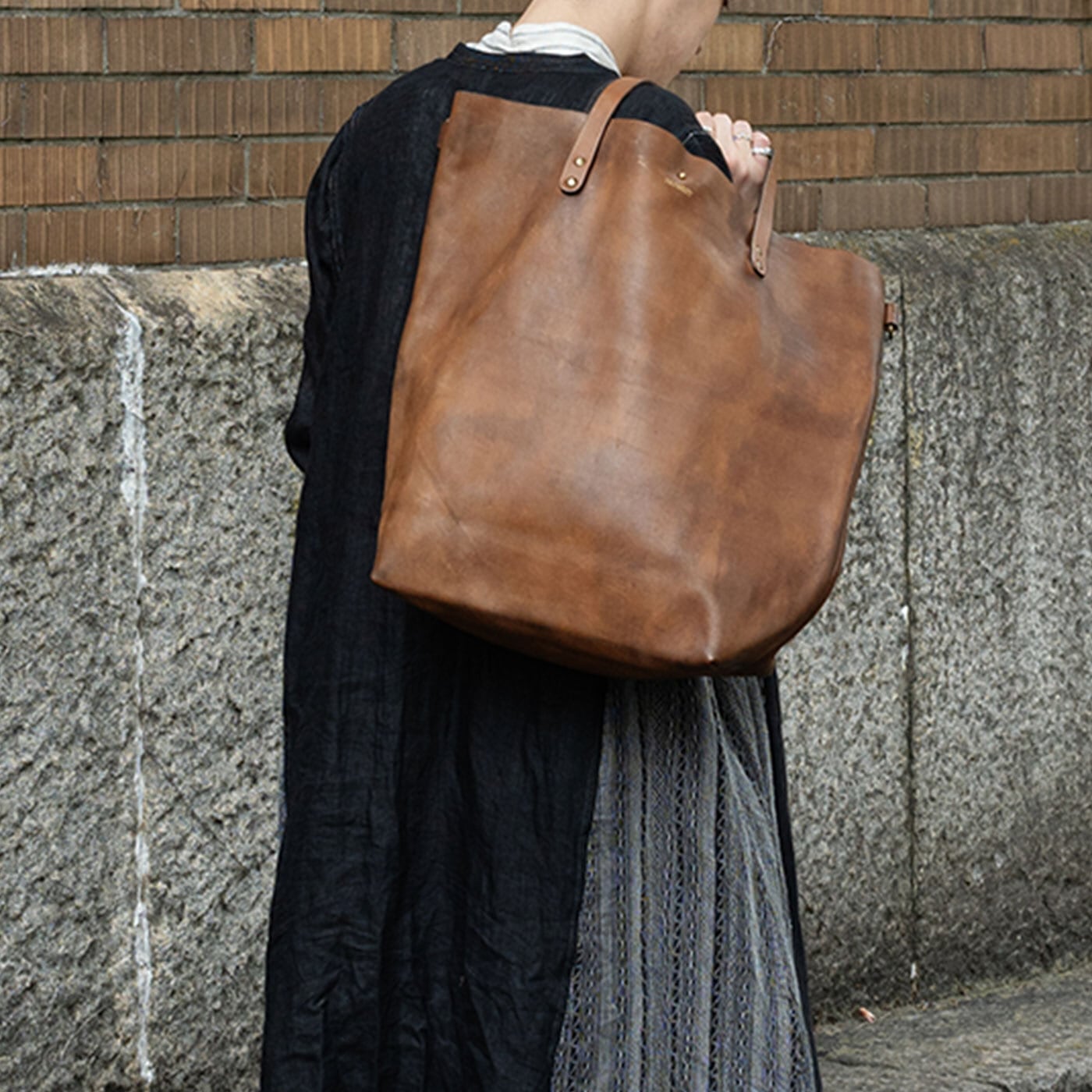 John Woodbridge & Sons Makers -leather tote bag L- | eimeku