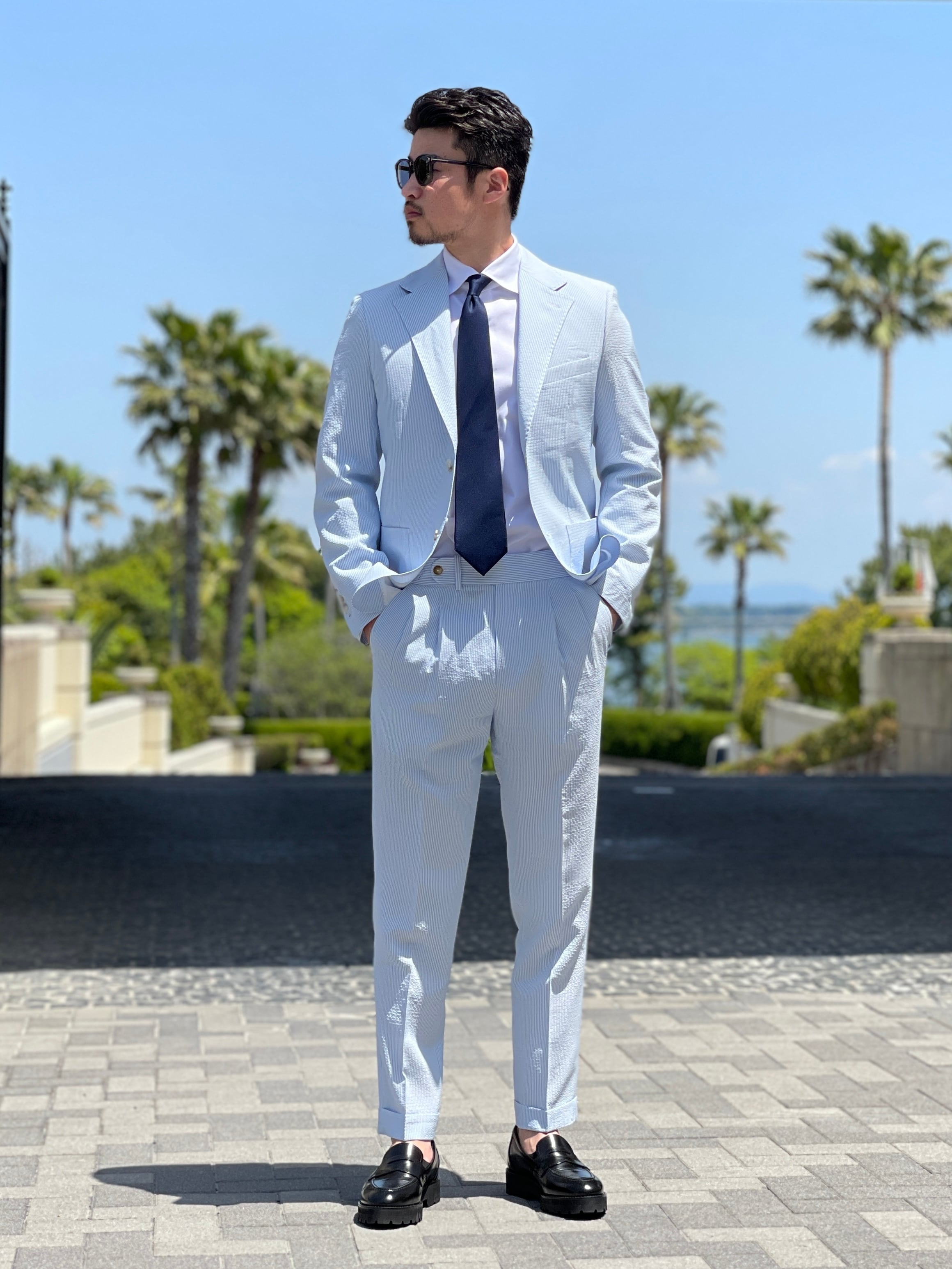 シアサッカーセットアップ | Wide Range