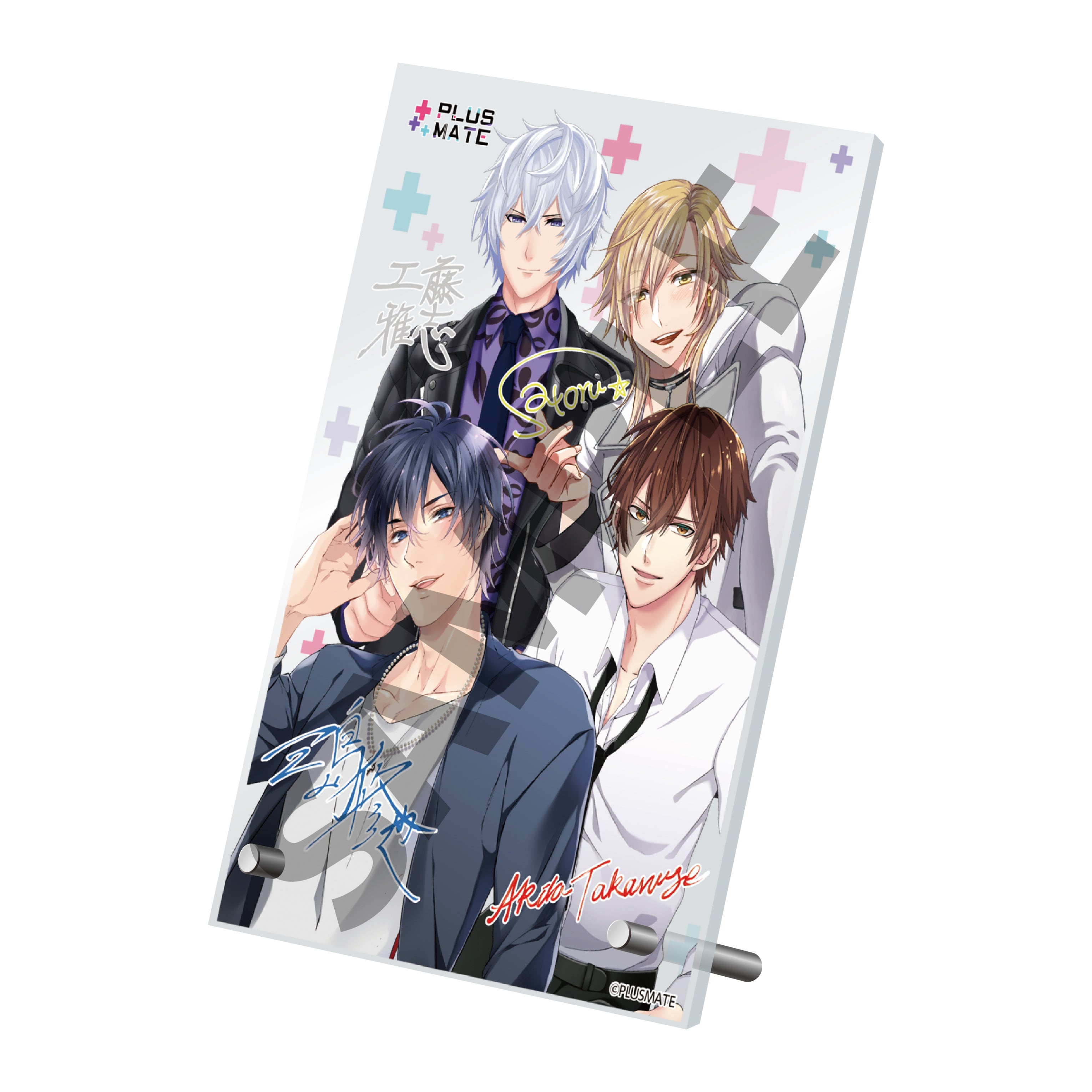 PLUS MATE アクリルパネル〜初期メンVer.〜 | PLUSMATE × ニジカレ