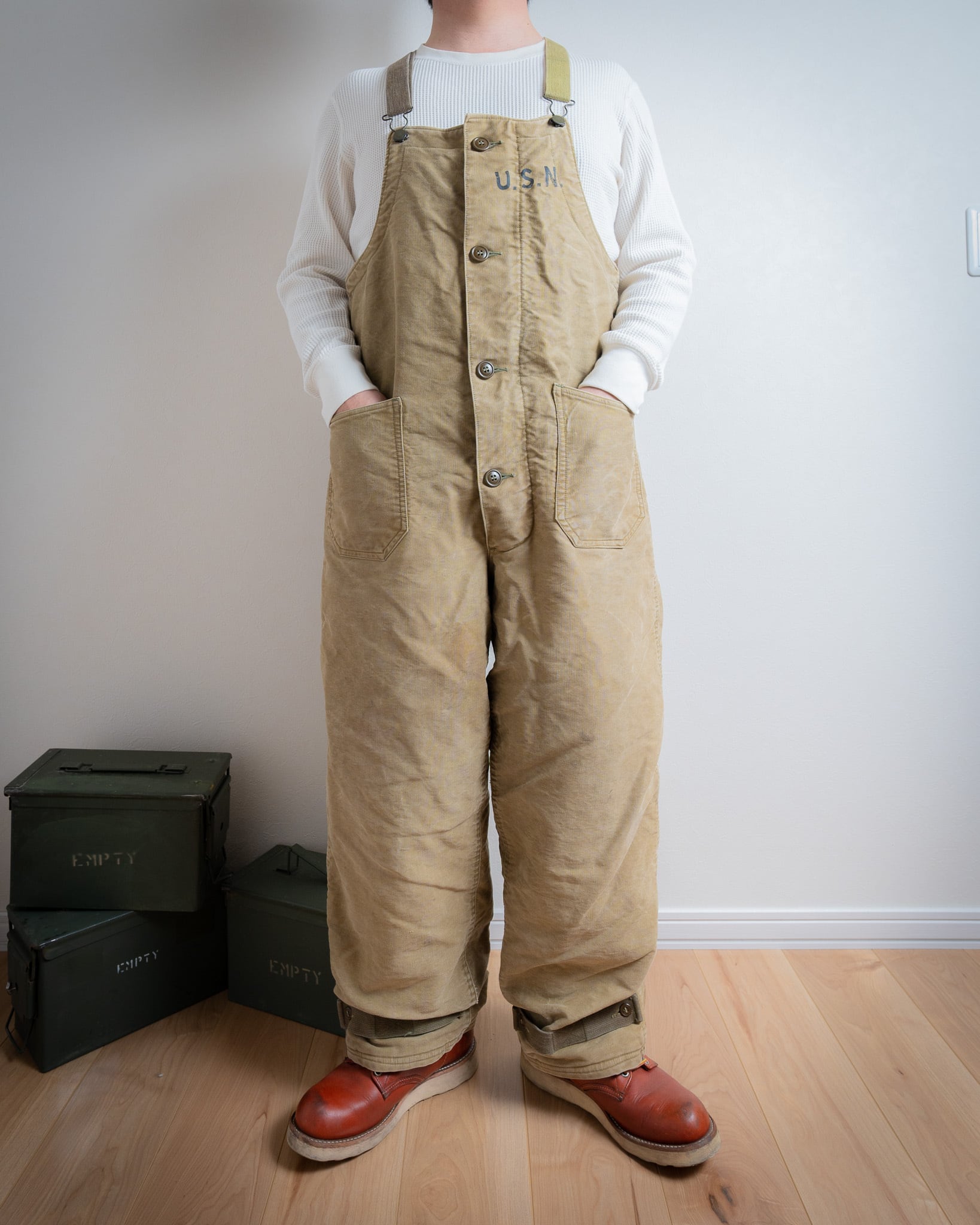 SMALL】40's U.S.Navy N-1 Deck Pants 