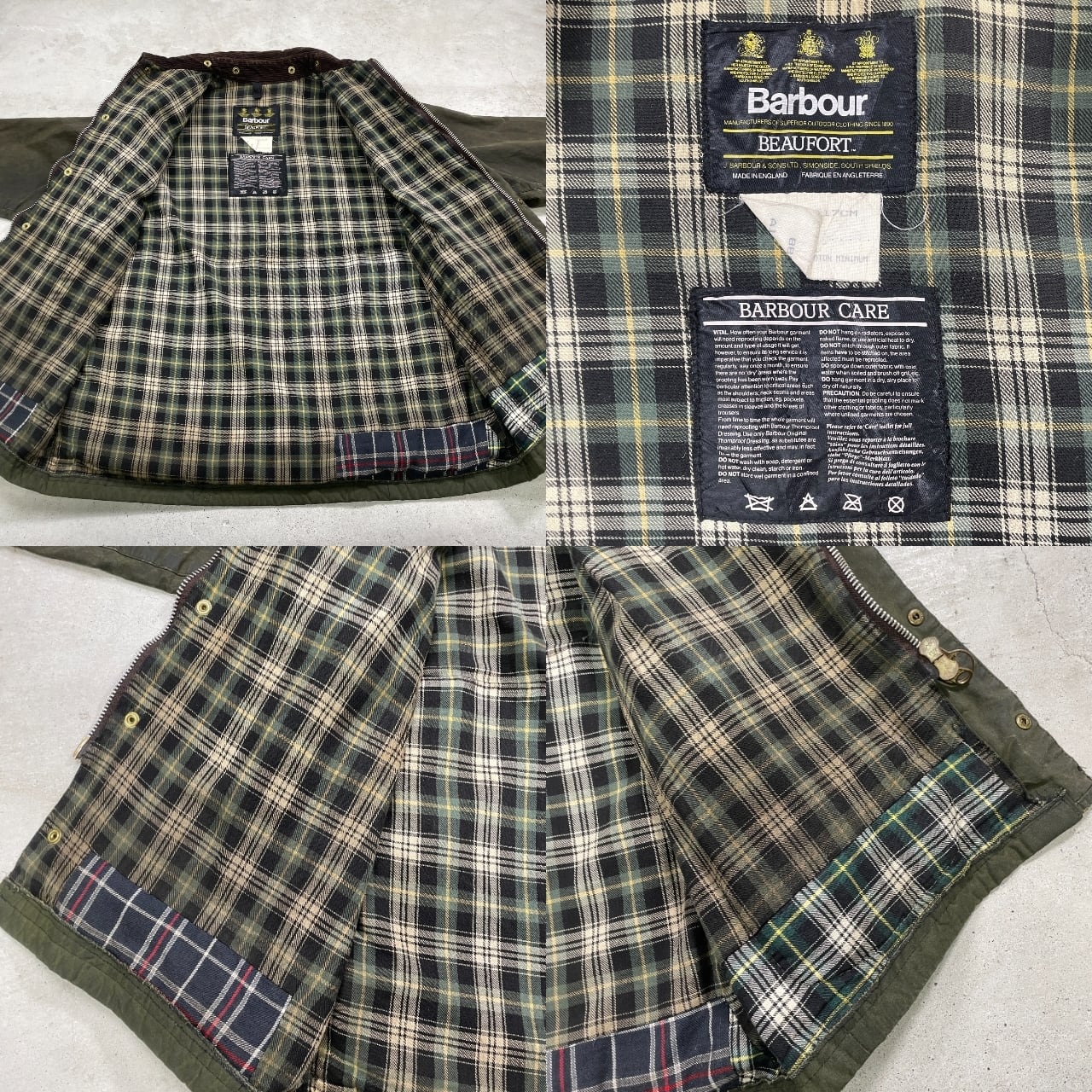 88年製 英国製 Barbour BEAUFORT バブアー ビューフォート オイルド