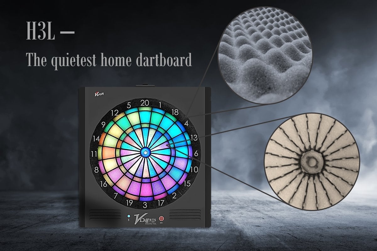 ハイスペック LED ダーツ ボード VDarts H3L 日本正規代理店