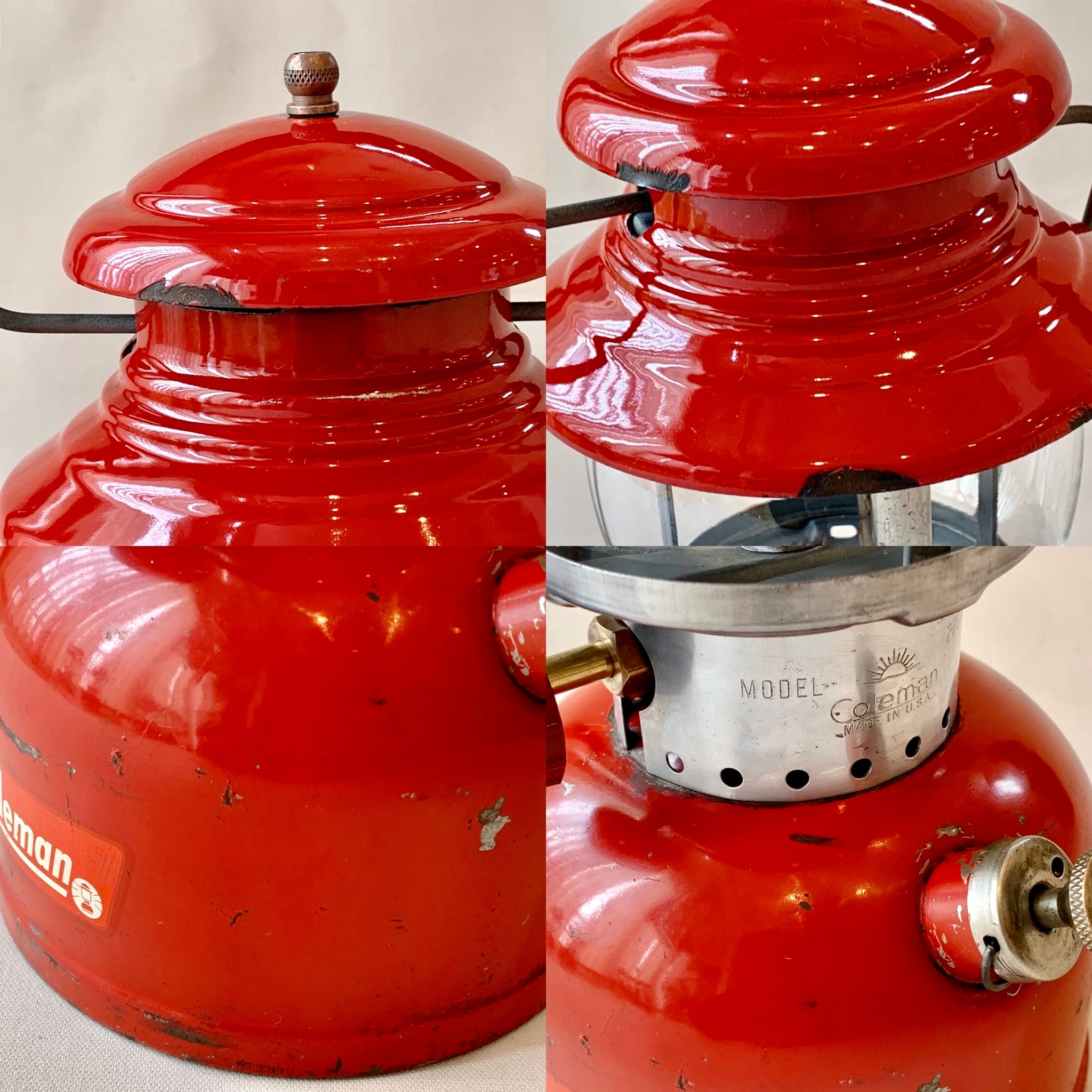 希少1962年5月製造 Colemanコールマン ランタン200A赤枠ハイベンチ