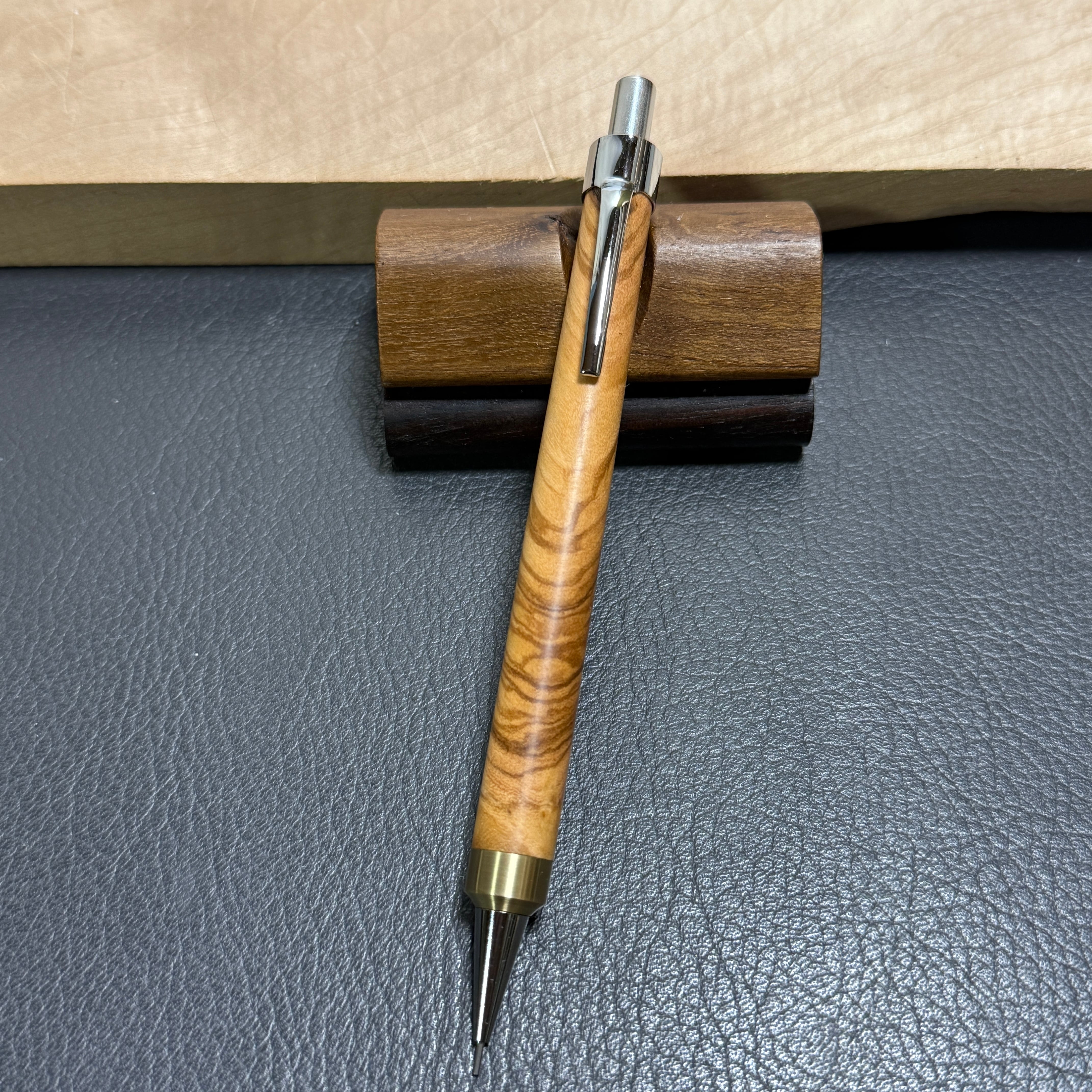 123デザートアイアンウッド 木製シャーペン 強低重心R 真鍮 123