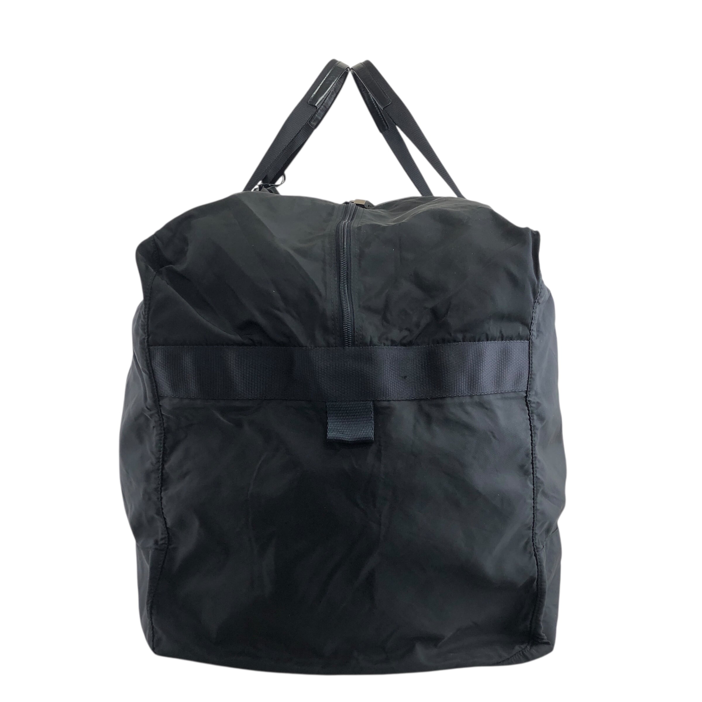 PRADA プラダ ボストンバッグ ブラック トライアングルロゴ ナイロン