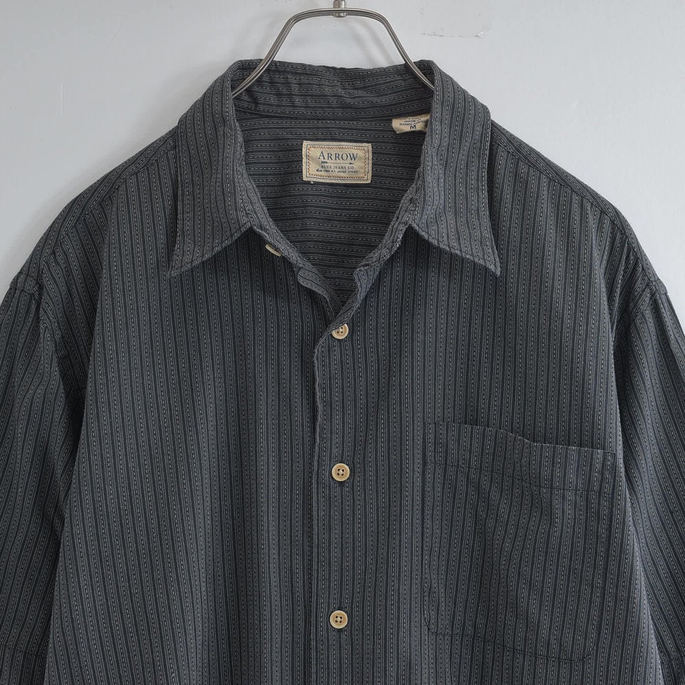00s～ ARROW アロー クラシックデザイン ジャガードストライプ シャツ