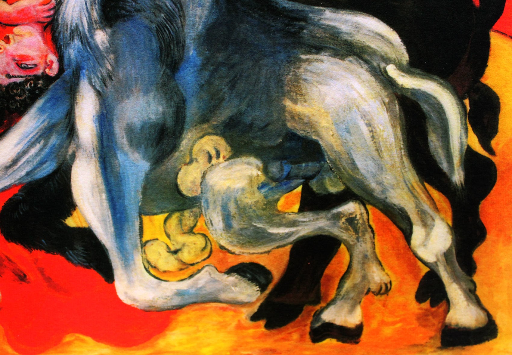 パブロ ピカソ「闘牛士の死」額縁4色選択可能 作品証明書 展示用フック