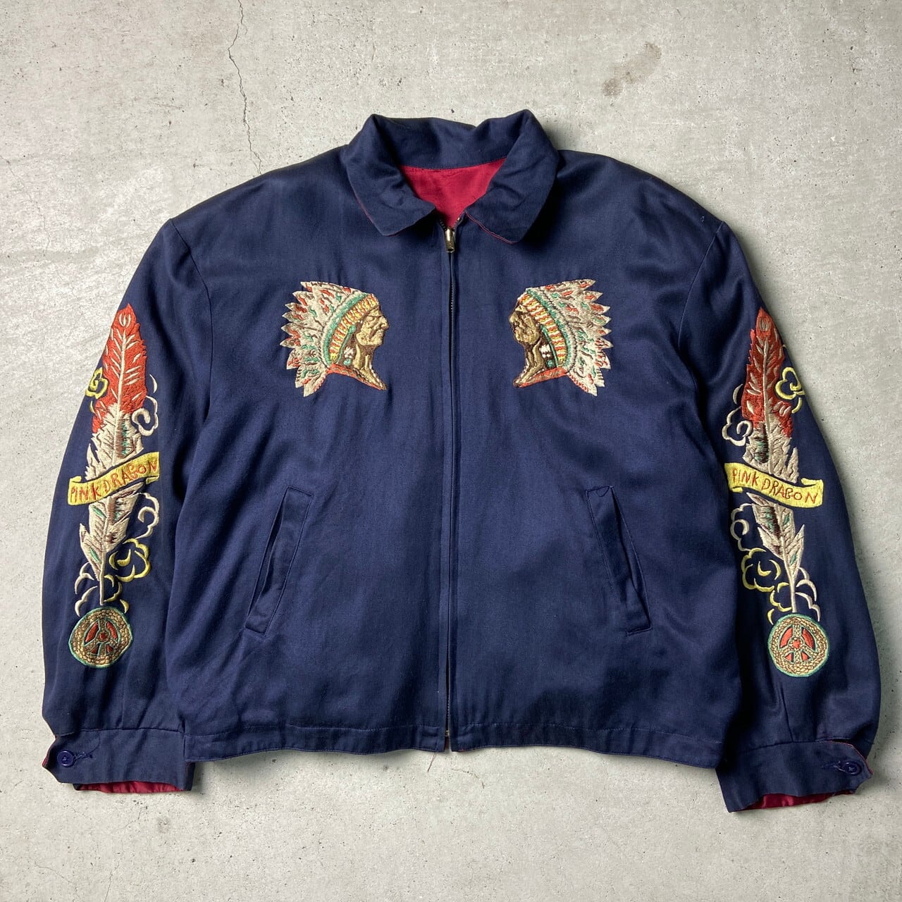 PINK DRAGON ピンクドラゴン リバーシブル スーベニアジャケット