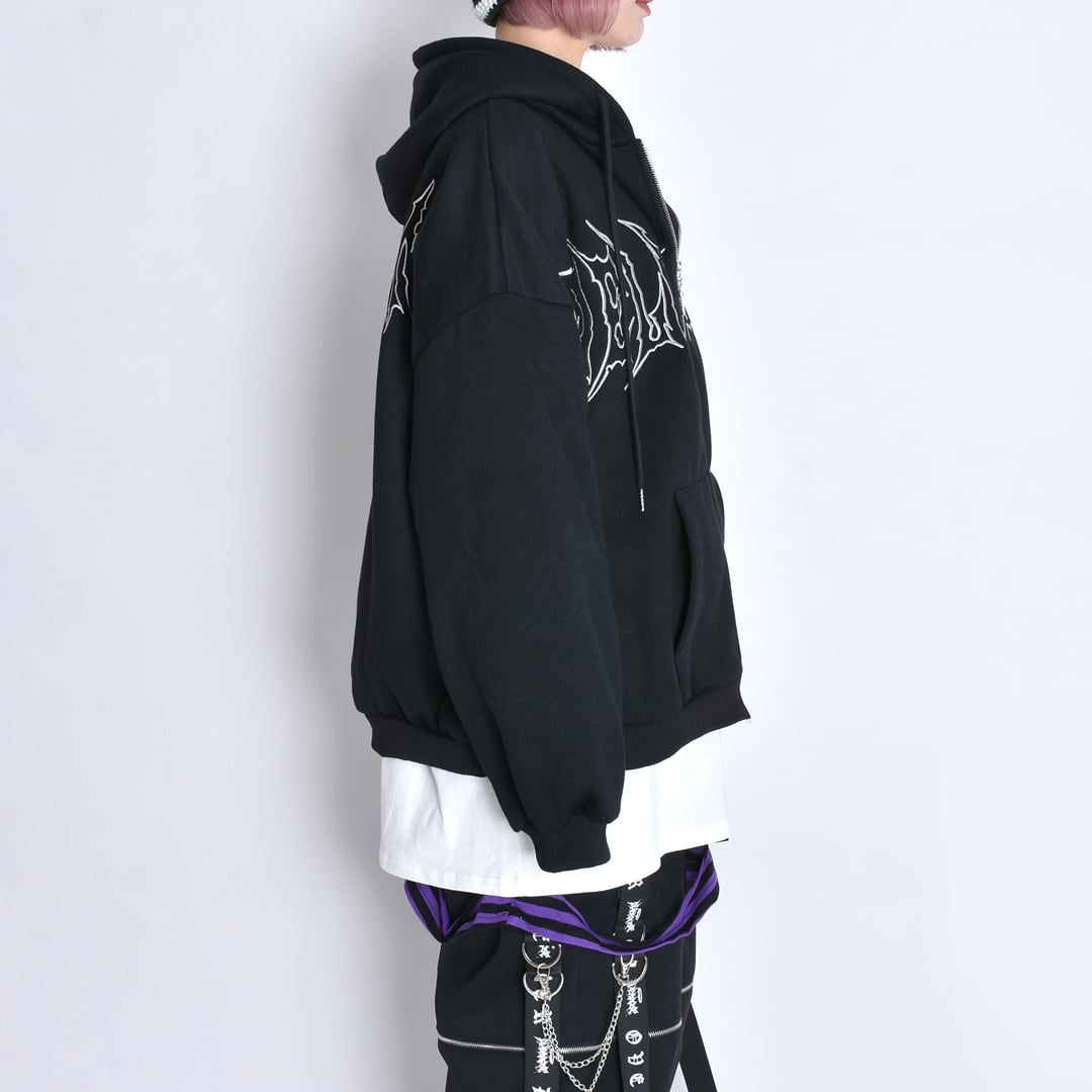 メタルクロスZIPパーカー(裏起毛) | VOLCAN&APHRODITE