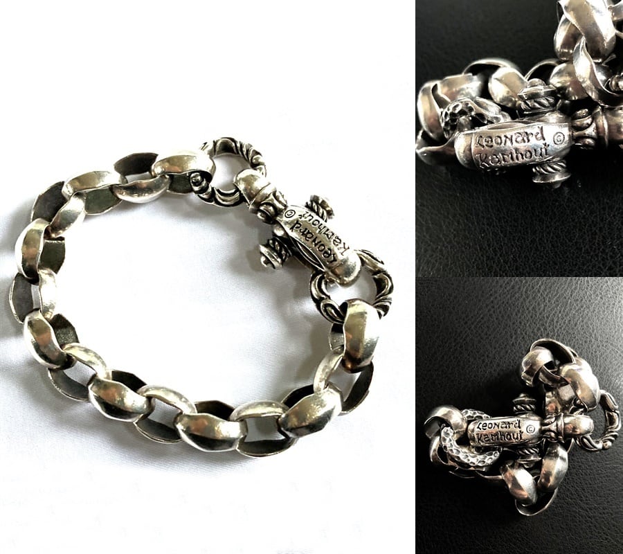 良品 定価39万 レナードカムホート ロンワンズ 名作 シルクリンク