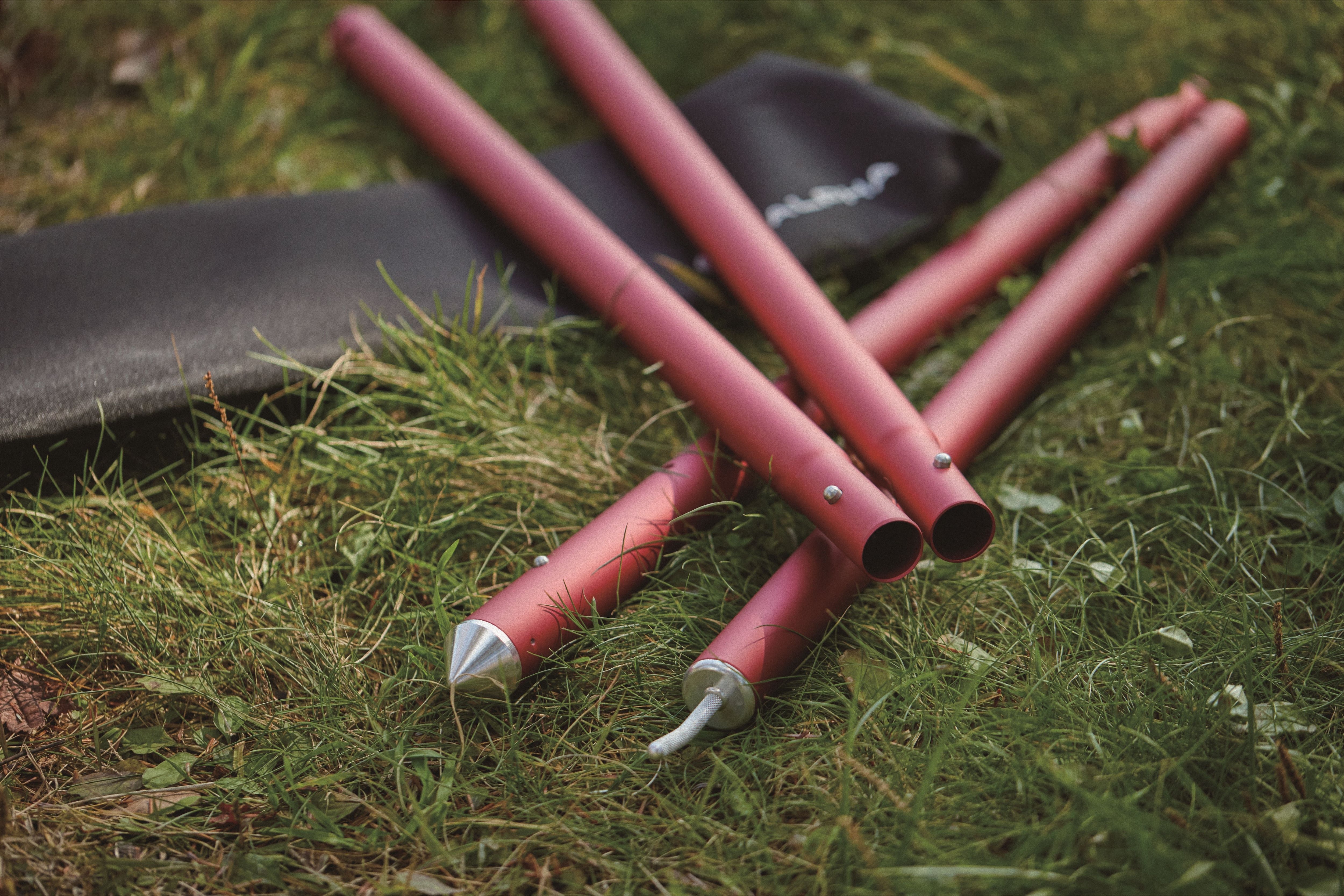 マルチウィングポール2P BK・RD（TP-050） | アウトドア・キャンプ用品