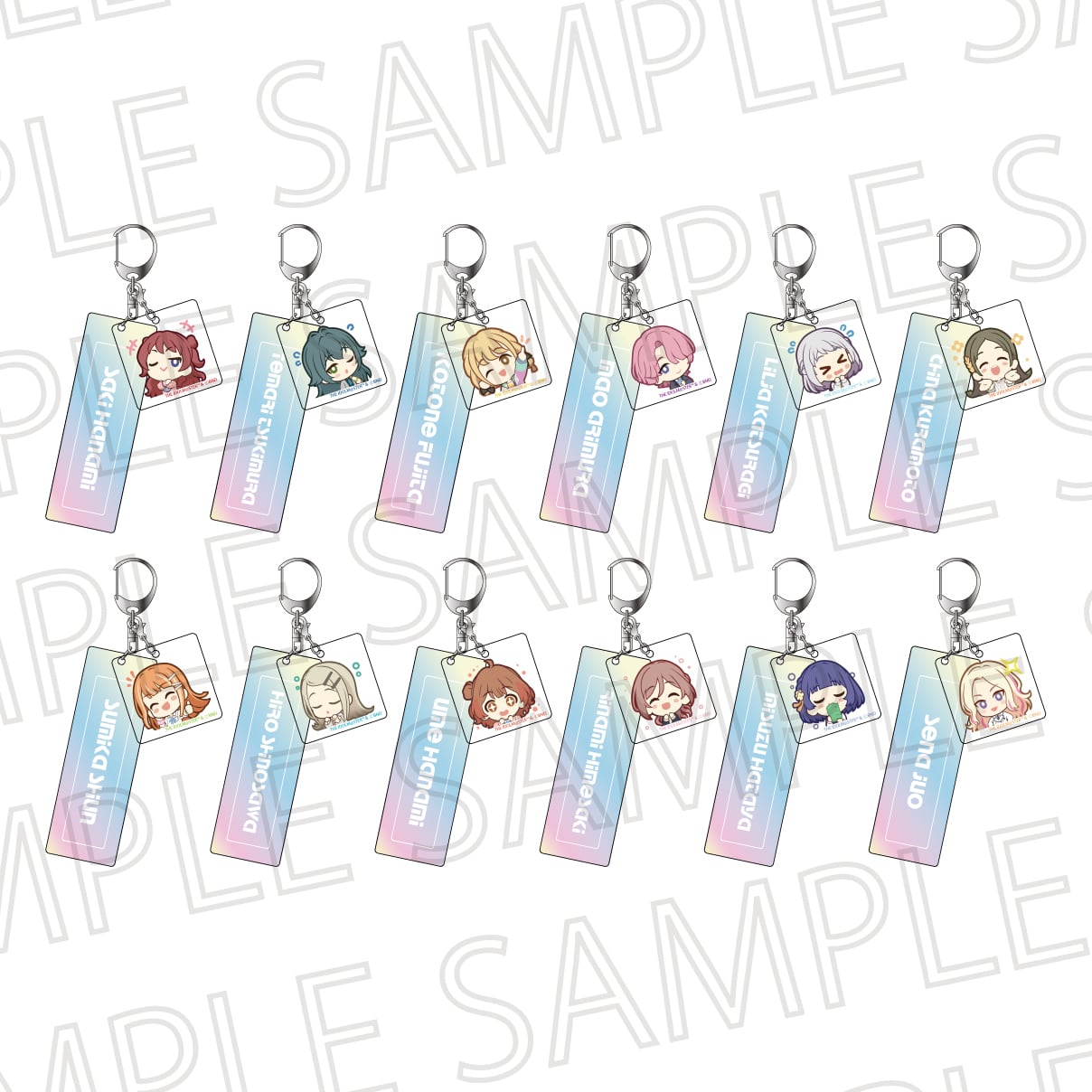 学園アイドルマスター 二連アクリルキーホルダー | SR-GYM Online Shop