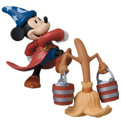 ディズニー UDF Disney ファンタジア MICKEY MOUSE & BROOM フィギュア