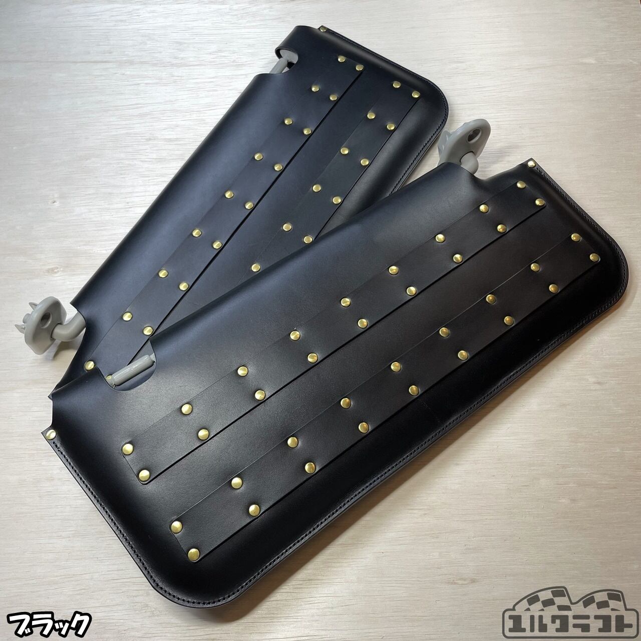 JB64JB74JC74ジムニーモールサンバイザーカバー（ブラック） | ユル