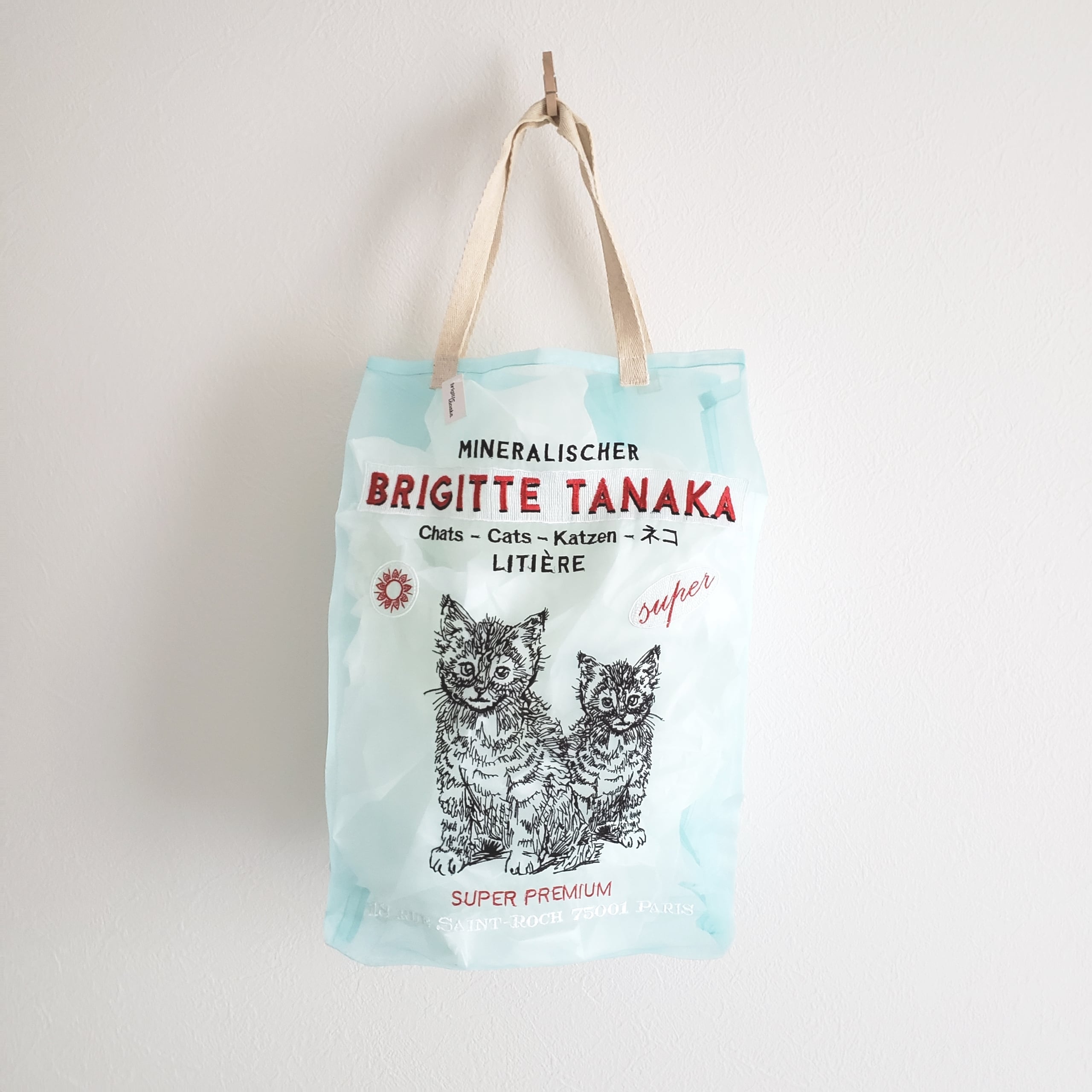 RESTOCK* *送料無料*【BRIGITTE TANAKA】SAC CHATS ORGANZA ET