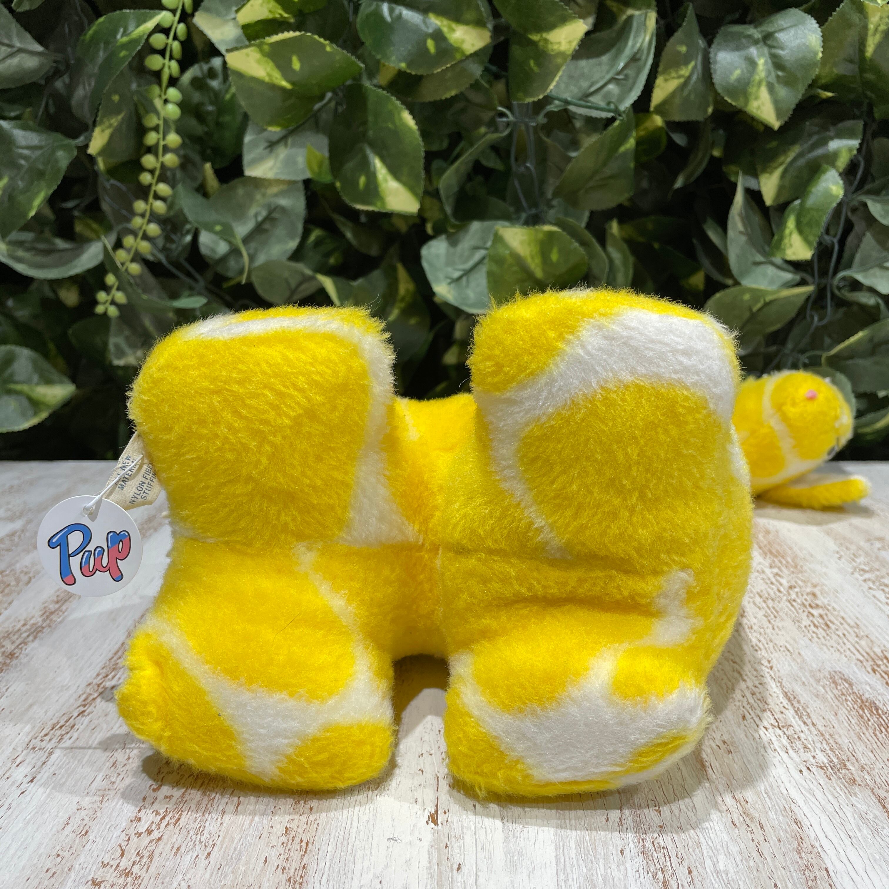 ⭐︎首長キリンちゃん⭐︎イエローキリン⭐︎eden toys⭐︎中に鈴が