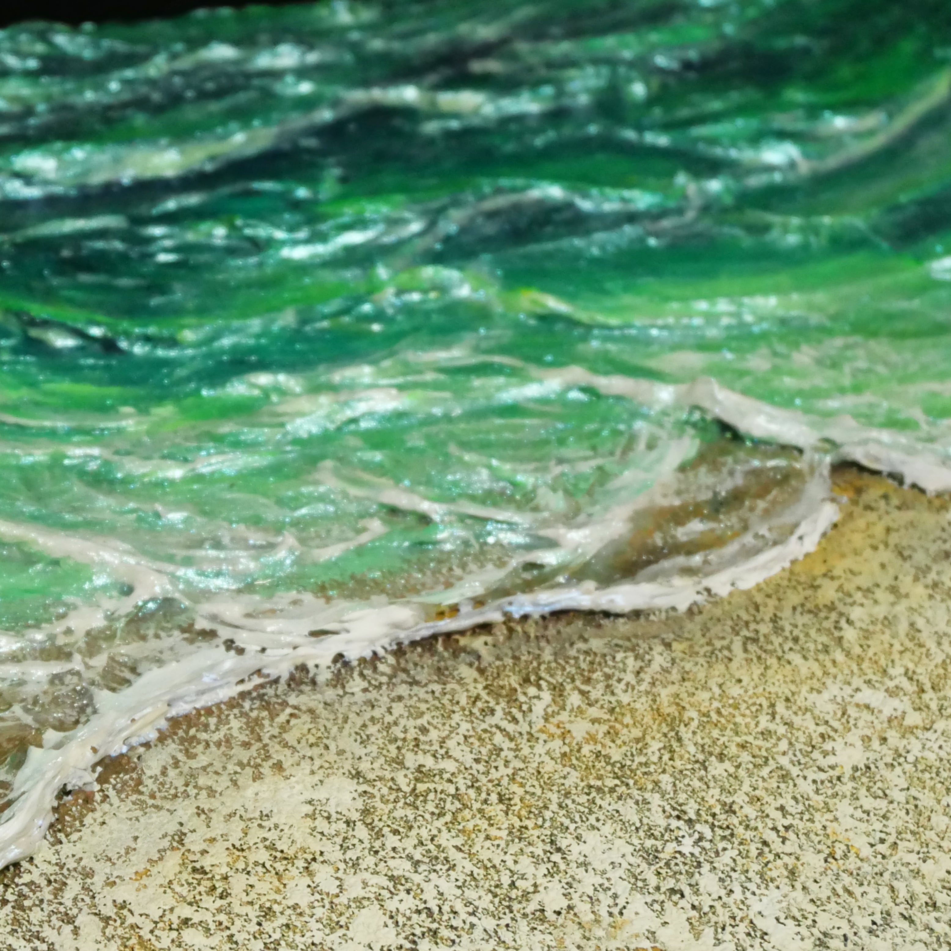 油絵 油彩 油彩画 絵画 絵【エメラルドグリーンの海】 | HIROSHI1990