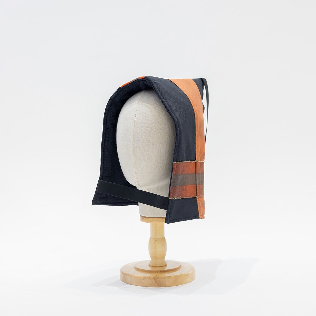 消防防火服からできた子ども用防災頭巾（ショート）【KURASHIKI