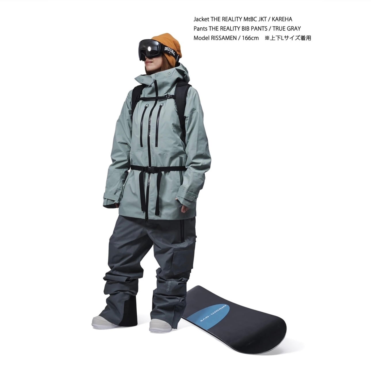 REW 『 REALITY BIB PANTS 24 [GORE-TEX 3L] TRUE GRAY 』 正規販売店