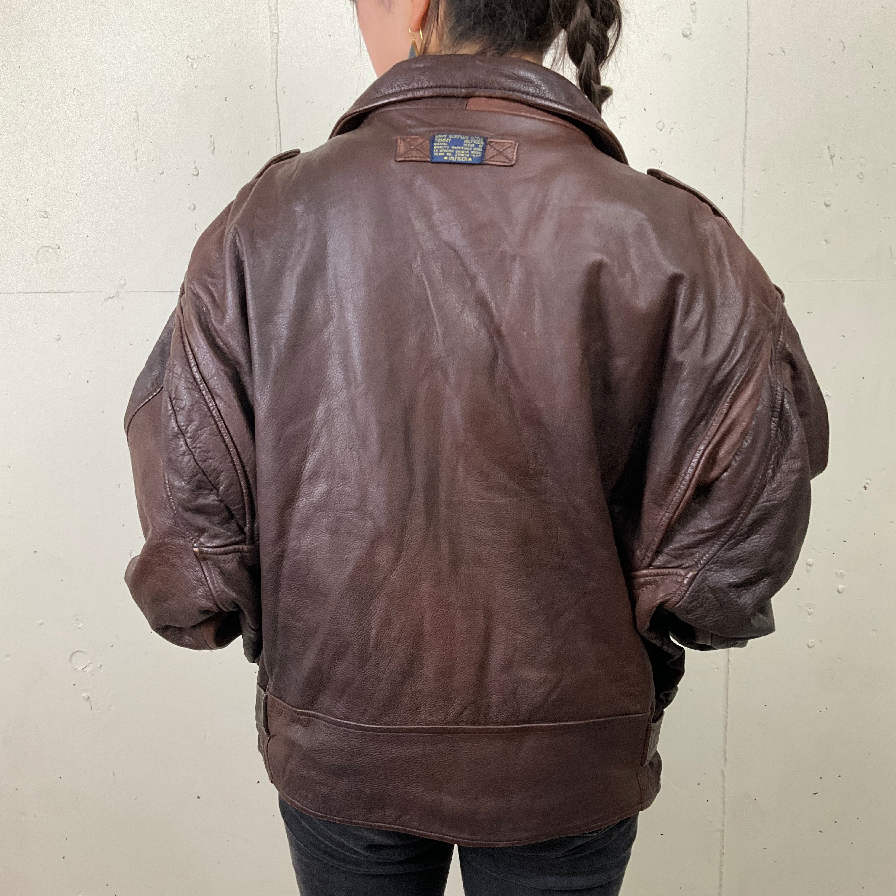 90年代 90s TOMMY HILFIGER トミーヒルフィガー ダブル ライダース