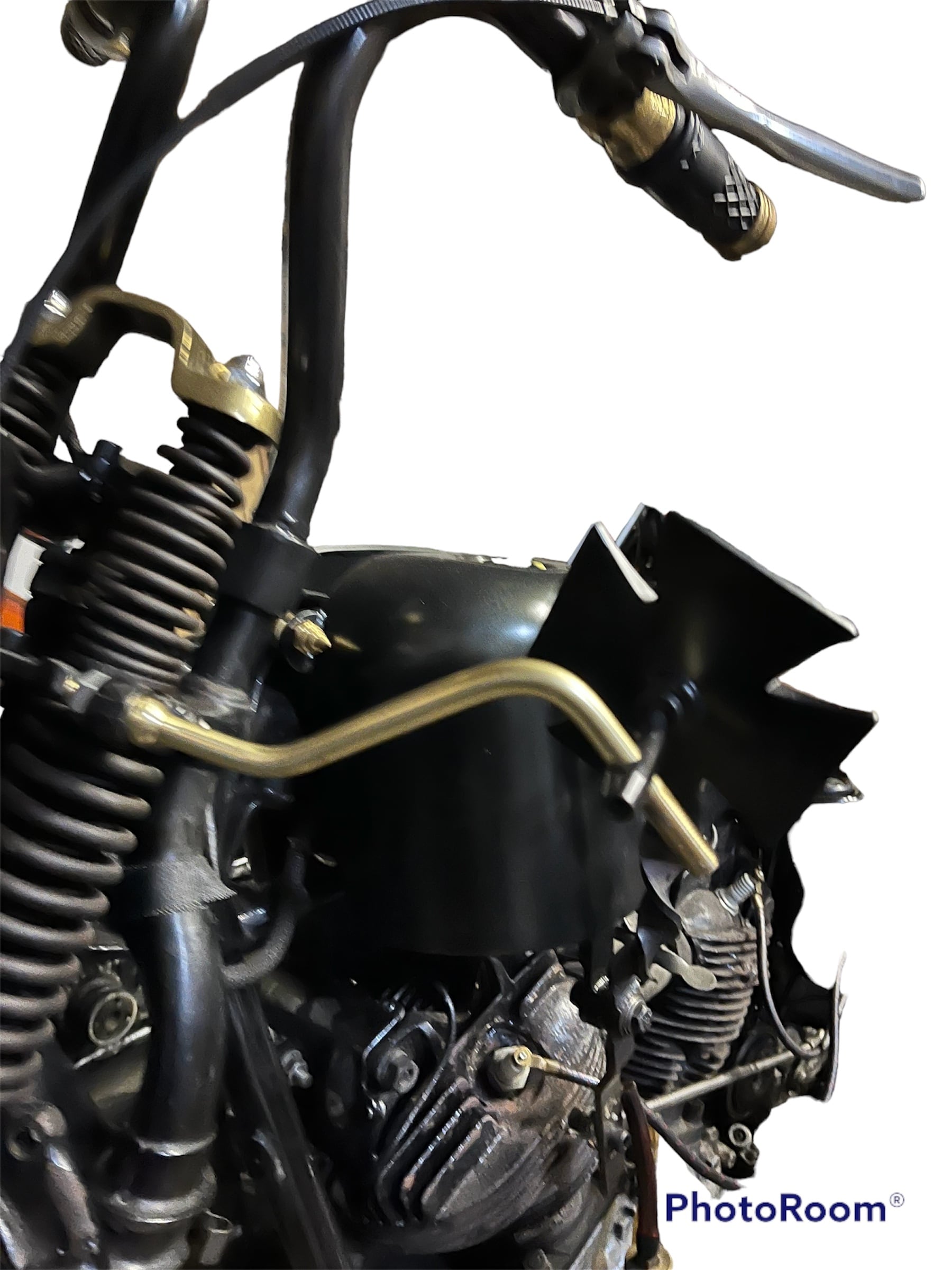 74スプリンガー 用 ミラーステー ブラス 真鍮 | IRON MARVEL FACTORY